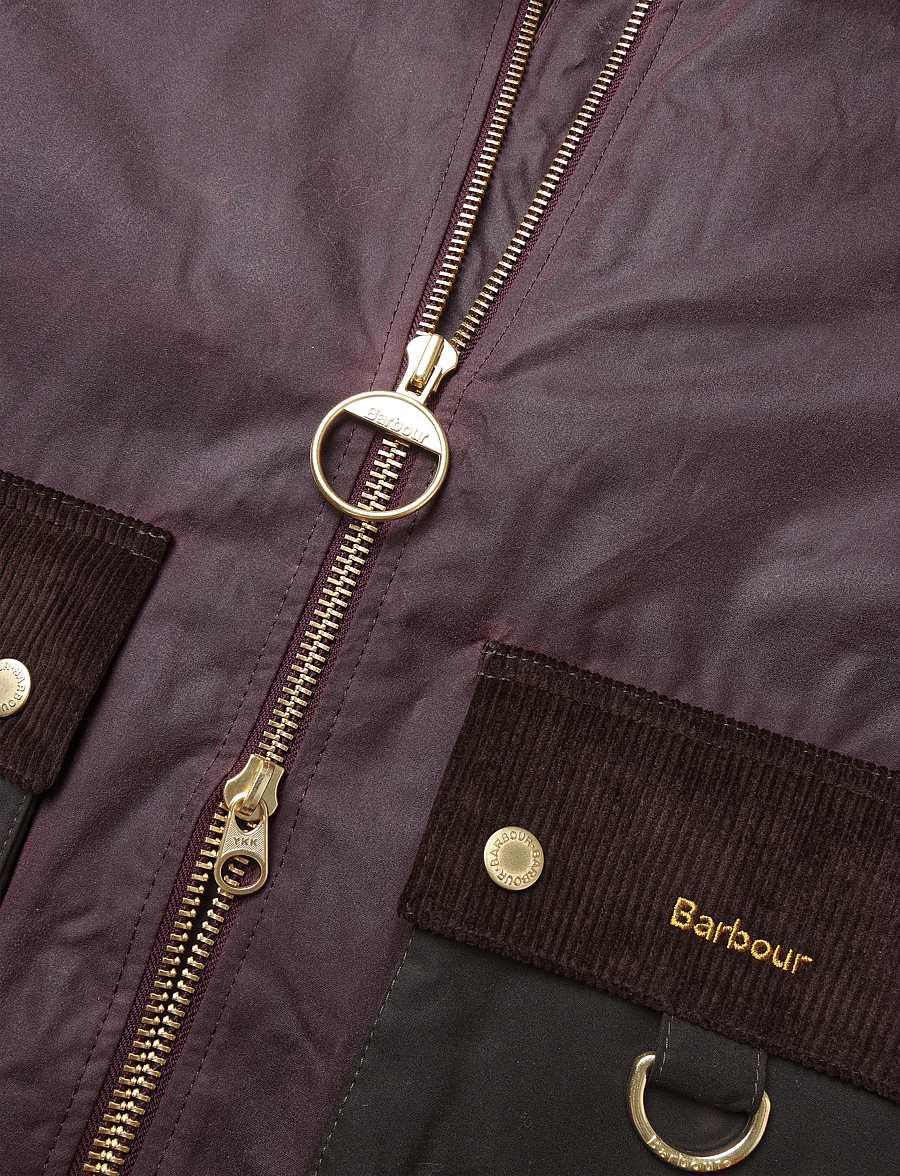 Barbour - Barbour Carville Wax Jacket - rustic/bordeaux/muted - 3