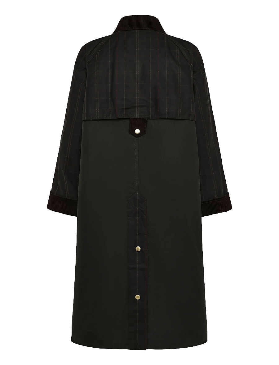Barbour - Barbour Checked Kirklees Wax Jacket - fern/classic/shadow classic - 1