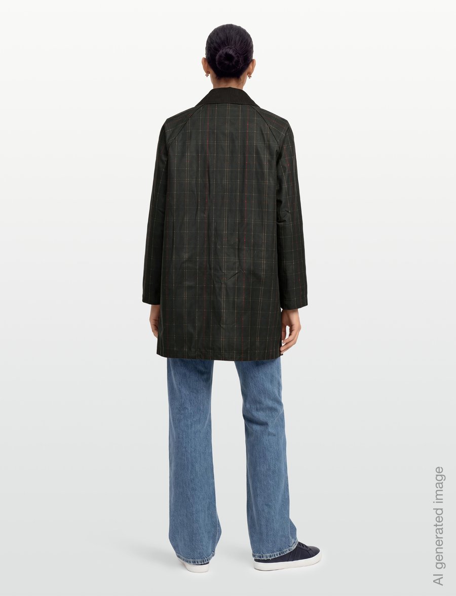 Barbour - Barbour Tartan Reimagined Icons Tartan Modern Beaufort Wax Jacket - utility-jacken - classic tartan/olive - 4