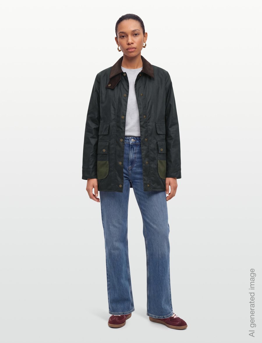 Barbour - Barbour Modern Border Wax Jacket - utility-jacken - sage/classic - 0