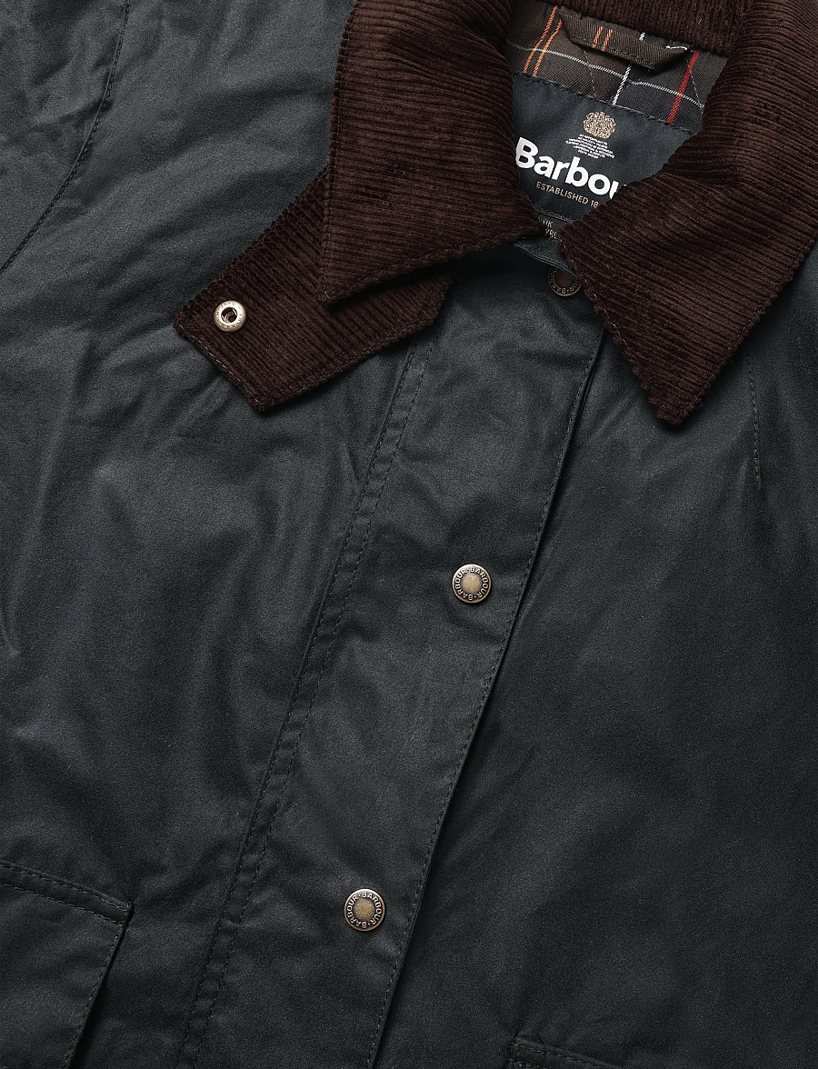 Barbour - Barbour Modern Border Wax Jacket - sage/classic - 2