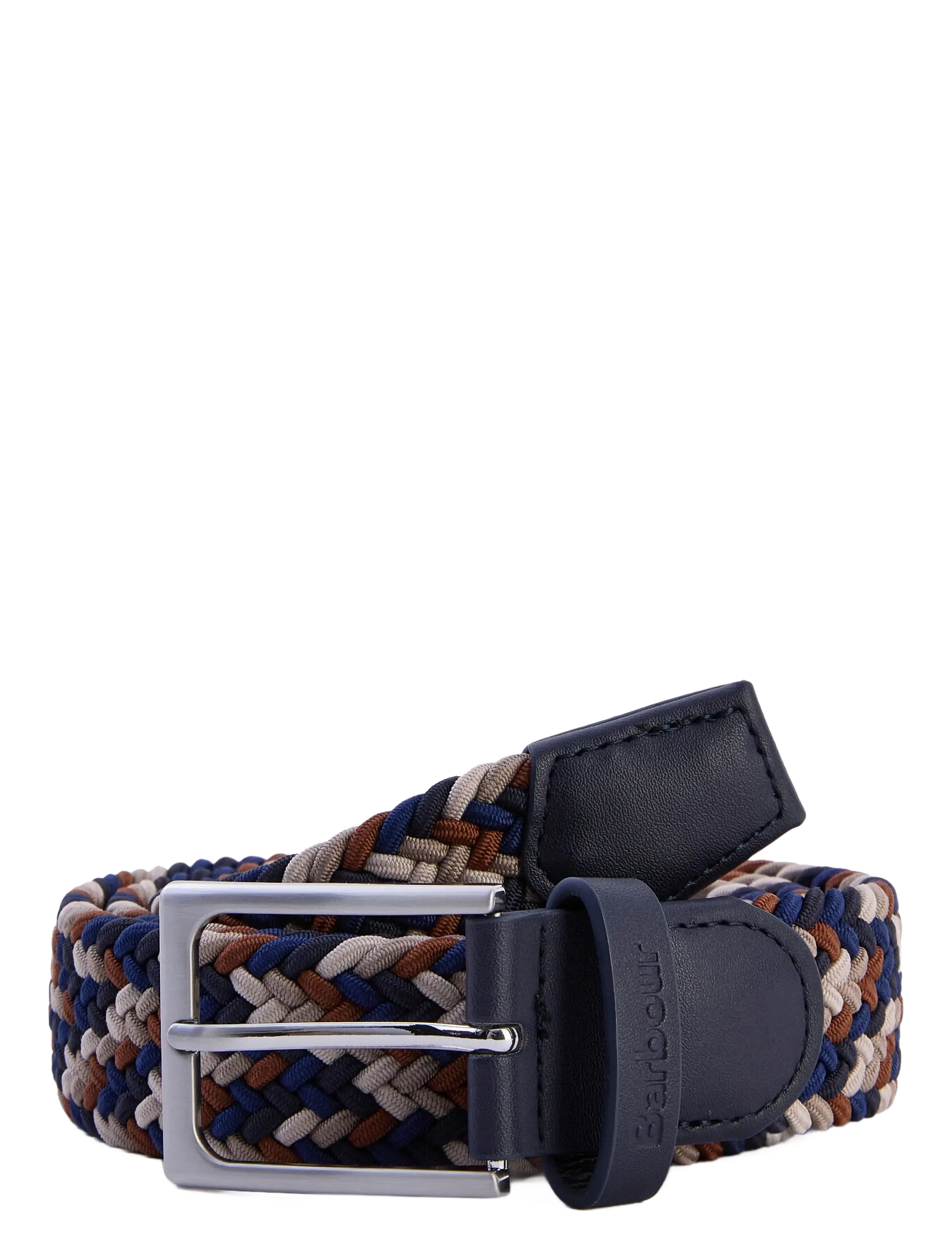 Barbour Barbour Ford Belt - Aksesuarai - NAVY/RUST MIX / navy