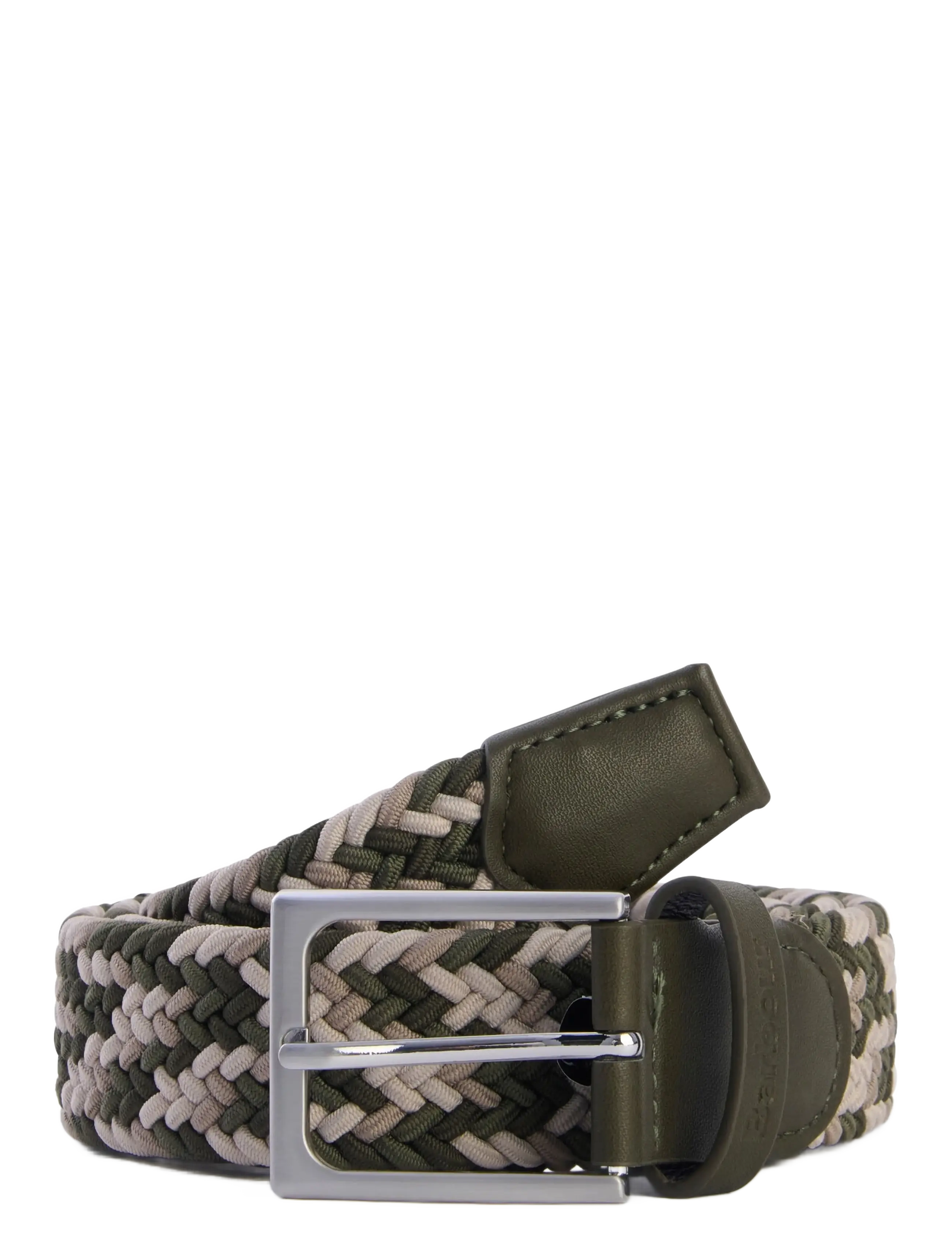 Barbour Barbour Ford Belt, 122 cm, Khaki green, Bælter > Flettet Bælte, Herre