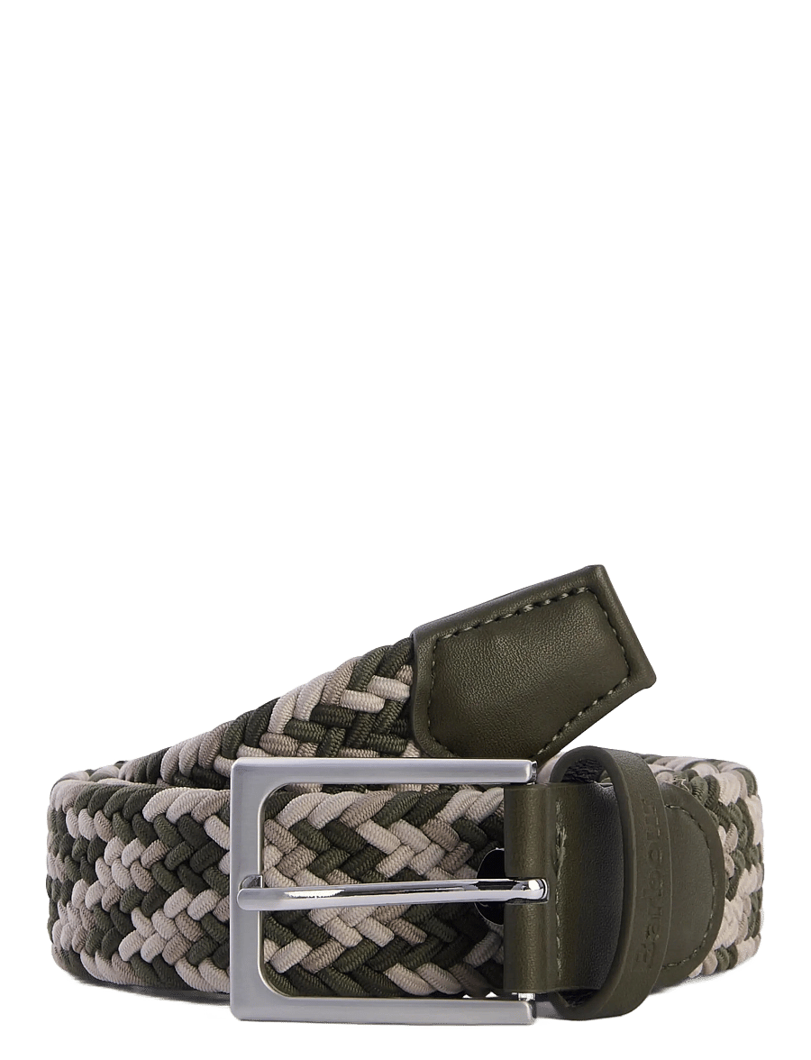 Barbour - Barbour Ford Belt - punutud vööd - olive mix - 0