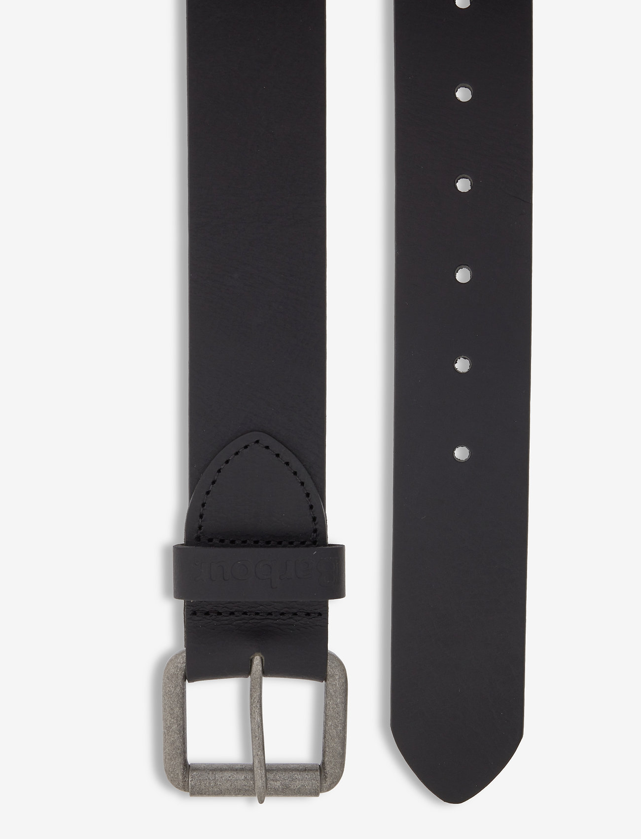 Barbour - Barbour Allanton Leather Belt - matt black - 1