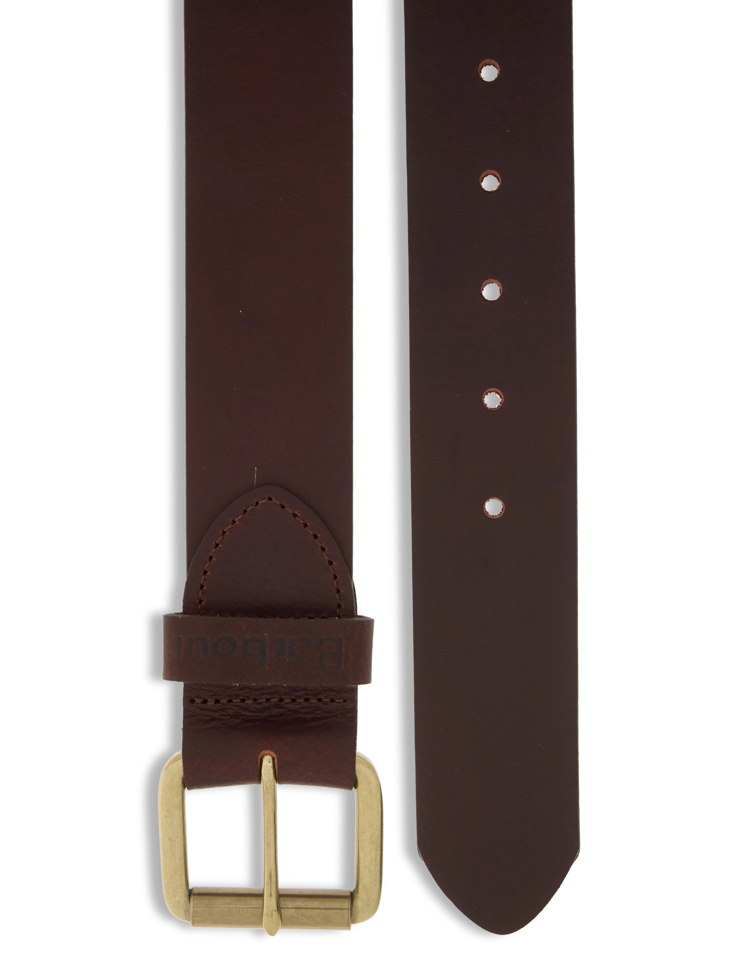 Barbour - Barbour Allanton Leather Belt - matt brown - 1