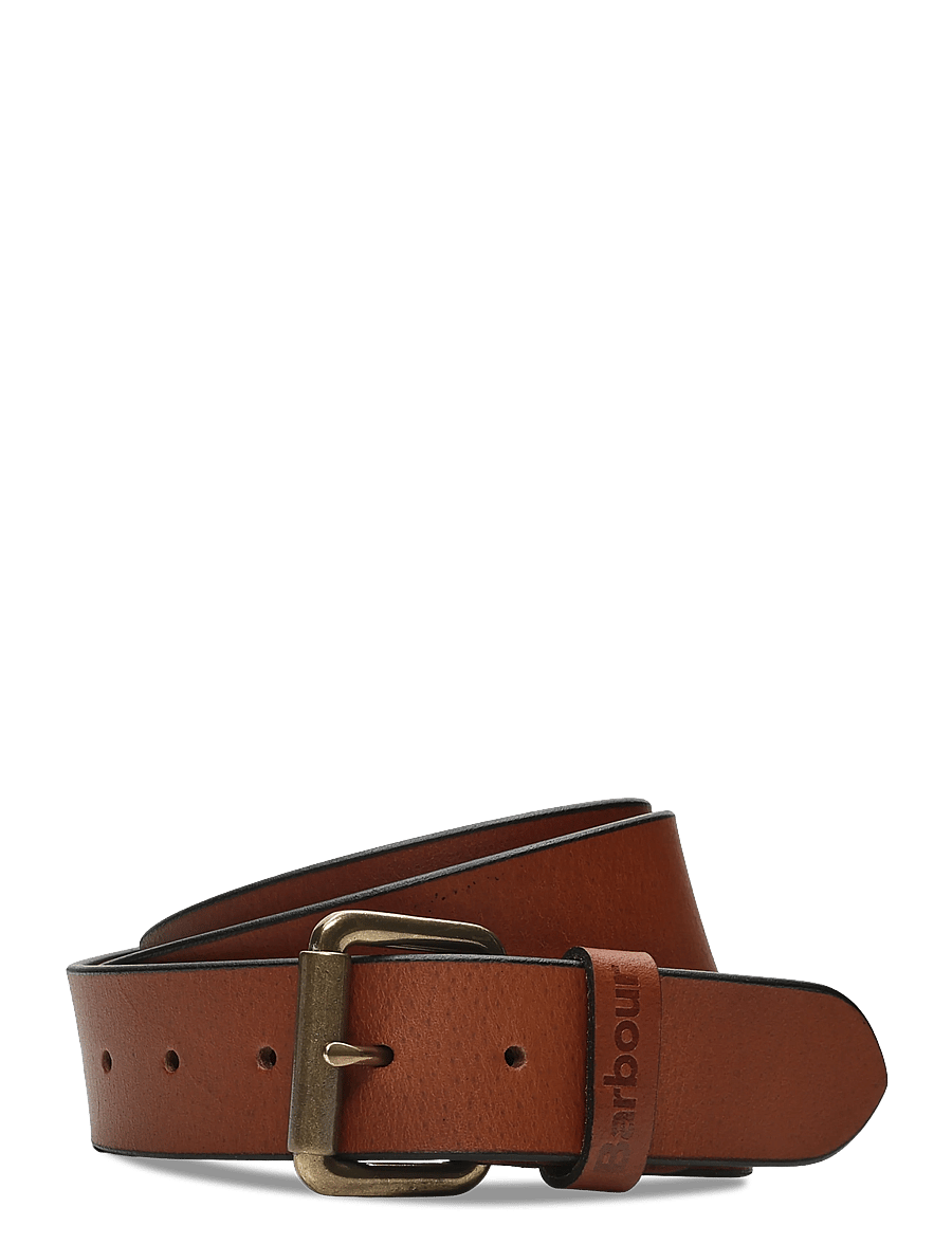 Barbour - Barbour Allanton Leather Belt - klassische gürtel - natural tan - 0