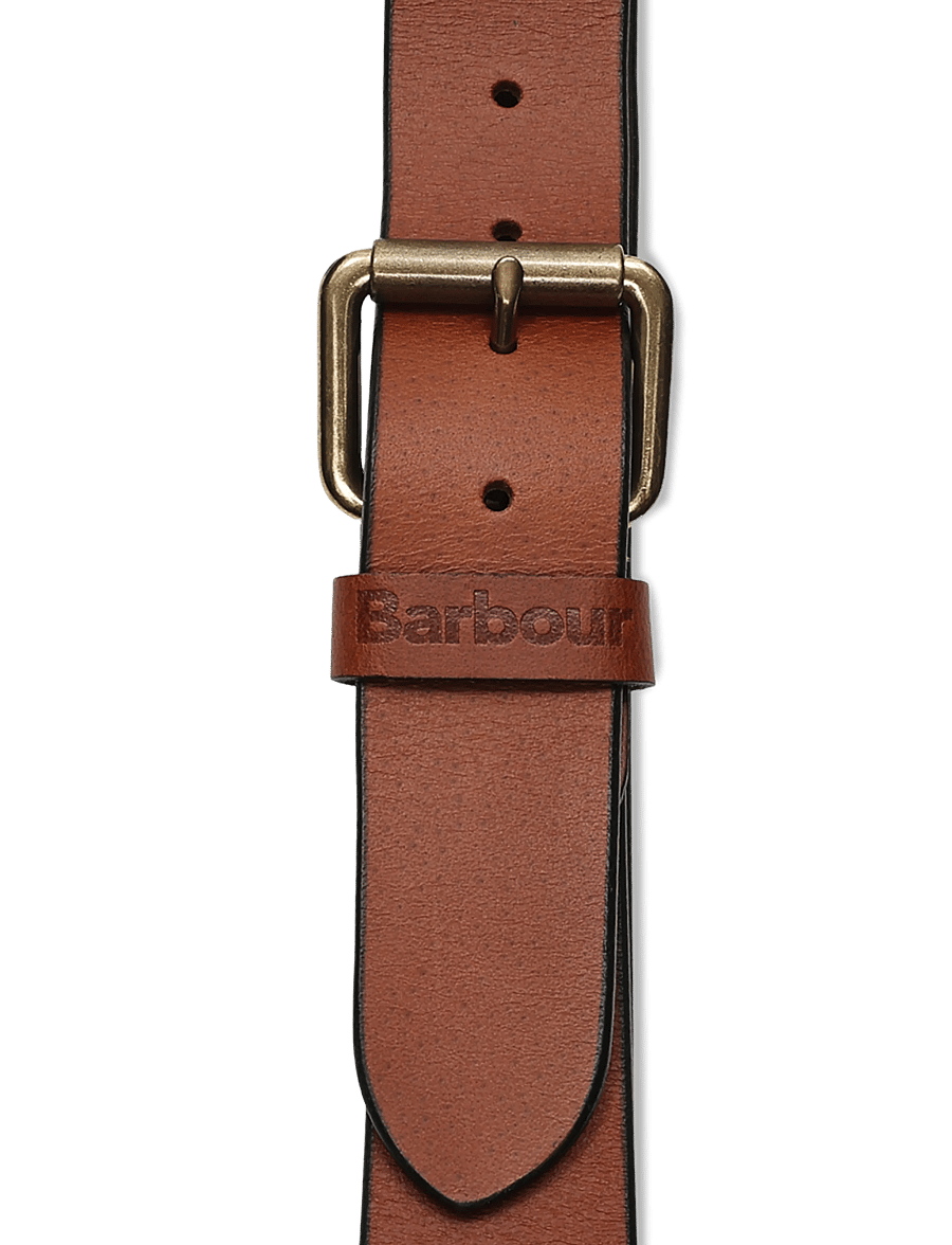 Barbour - Barbour Allanton Leather Belt - klassische gürtel - natural tan - 2