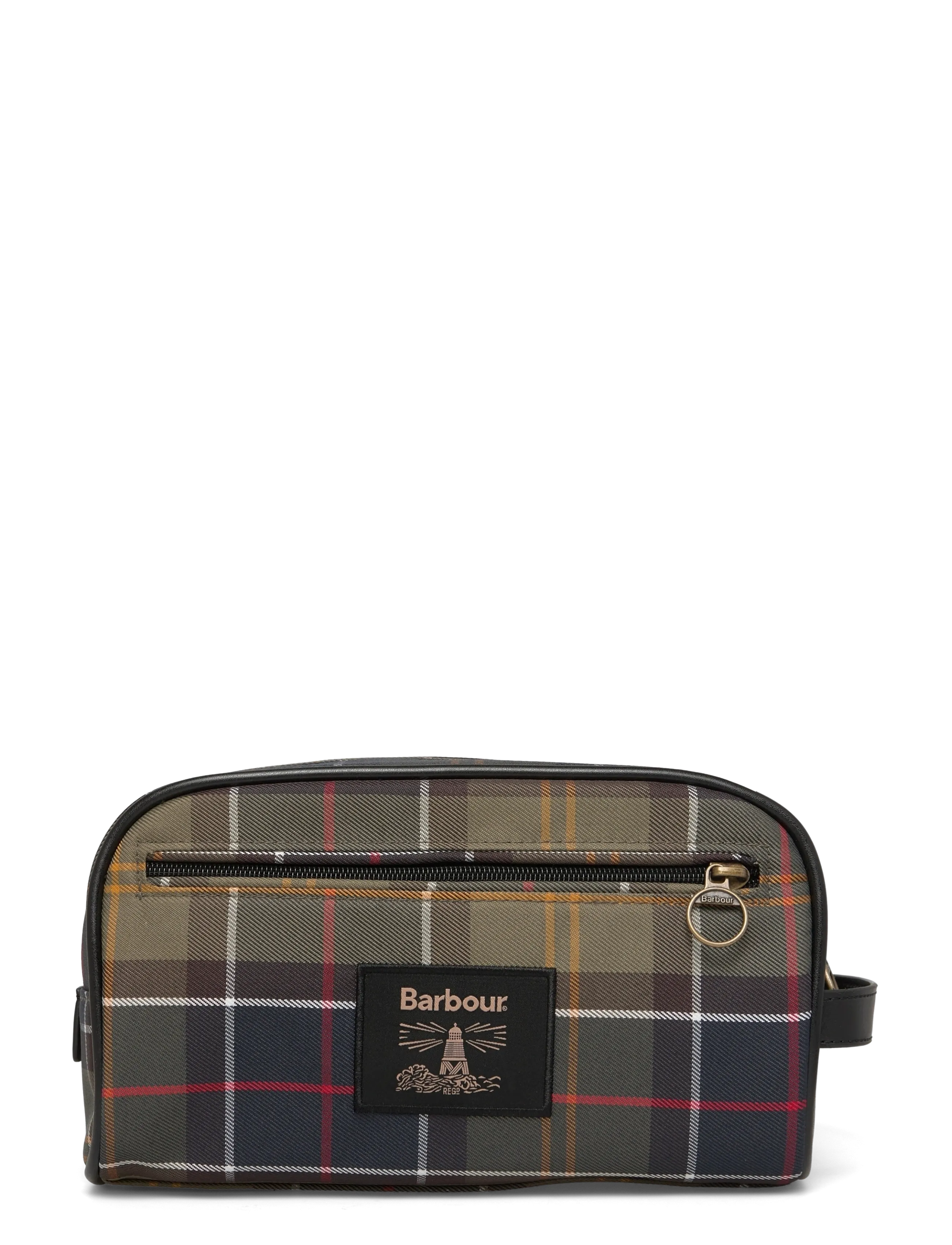 Barbour Barbour Tartan Washbag - Torby - OLIVE / khaki/green