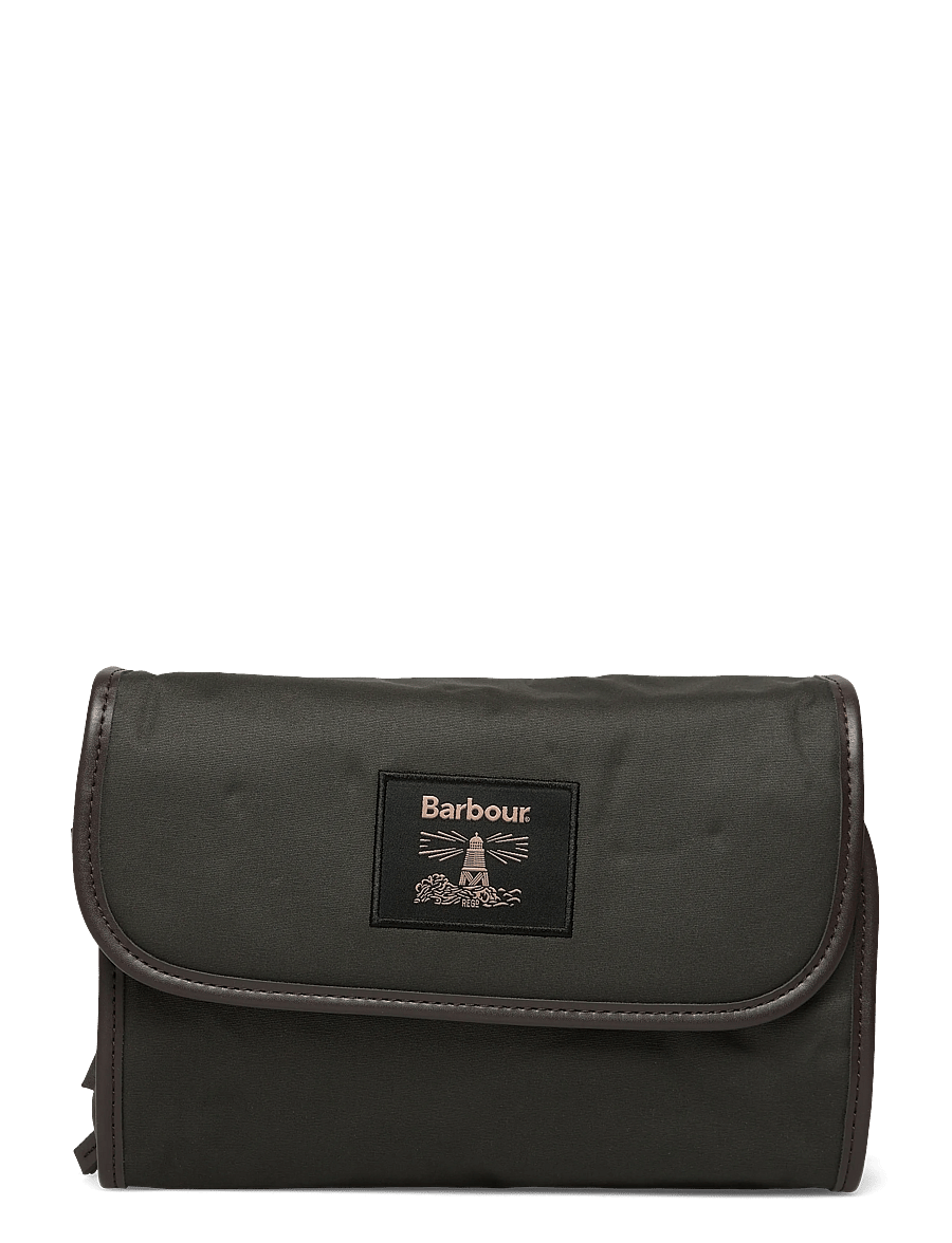 Barbour - Barbour Wax Hanging Washbag - nach anlass kaufen - olive - 0