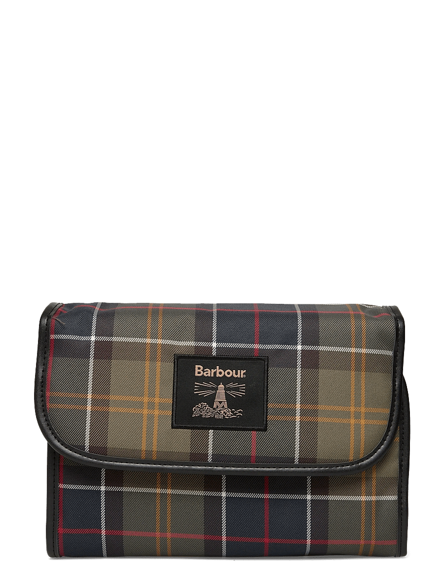 Barbour - Barbour Tartan Hanging Washbag - nach anlass kaufen - olive - 0