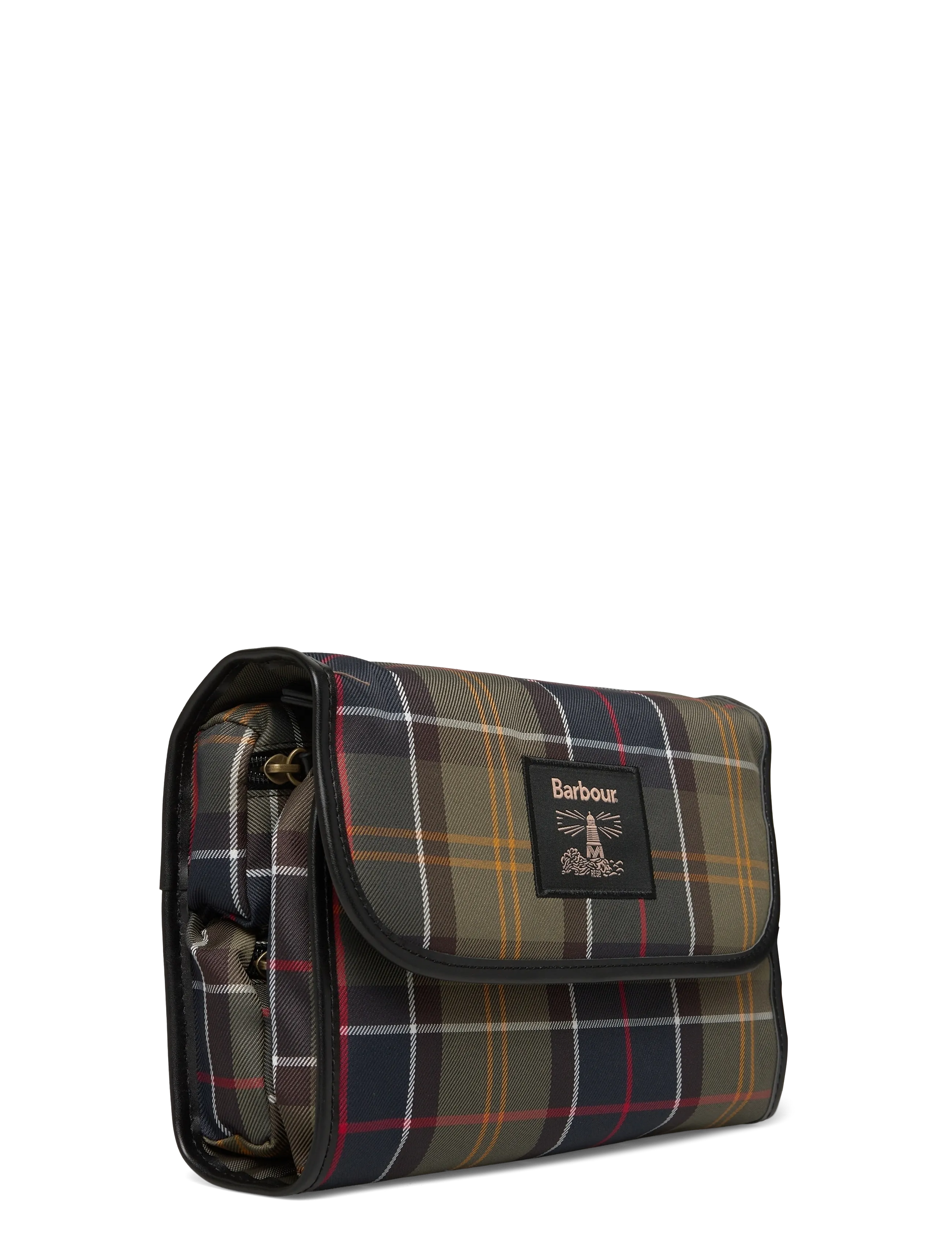 Barbour - Barbour Tartan Hanging Washbag - nach anlass kaufen - olive - 2