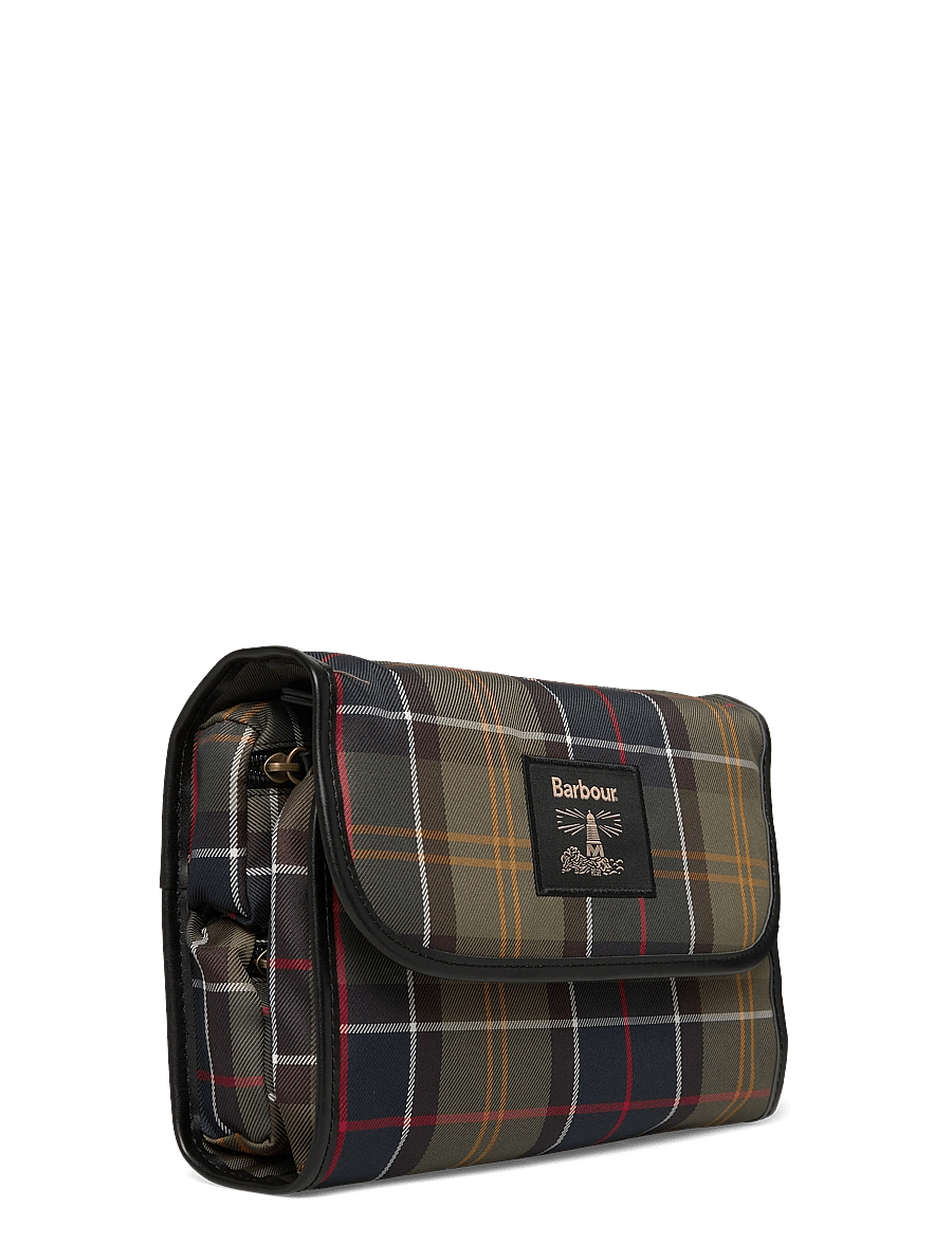 Barbour - Barbour Tartan Hanging Washbag - nach anlass kaufen - olive - 2