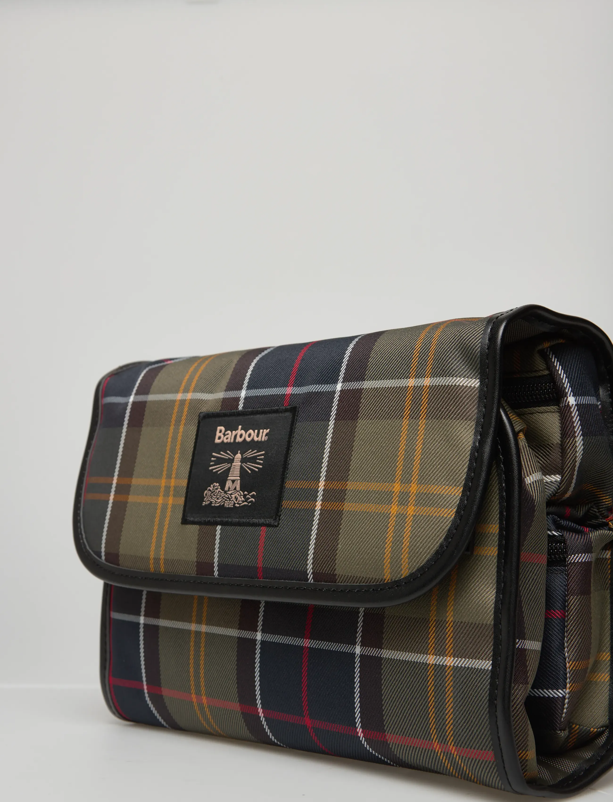 Barbour - Barbour Tartan Hanging Washbag - nach anlass kaufen - olive - 3