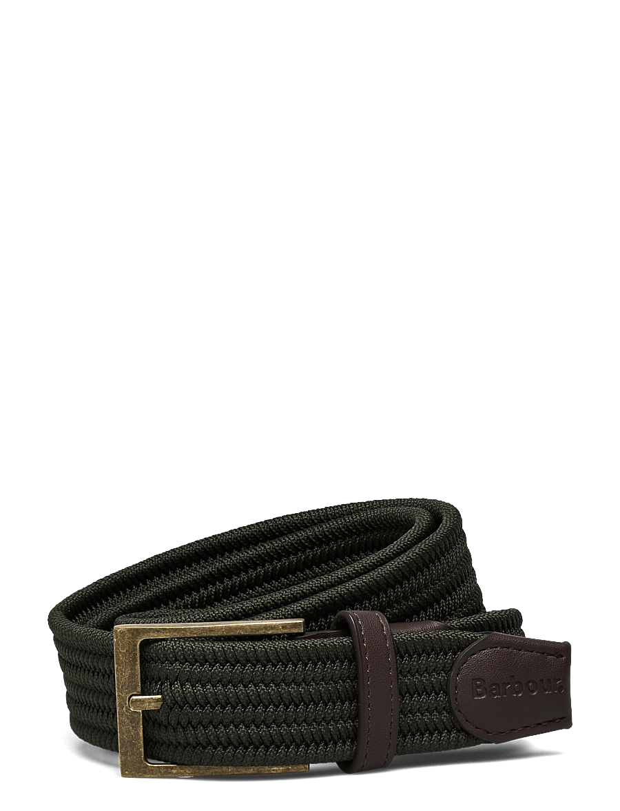 Barbour - Barbour Nevis Belt - flettede bælter - dk olive - 0