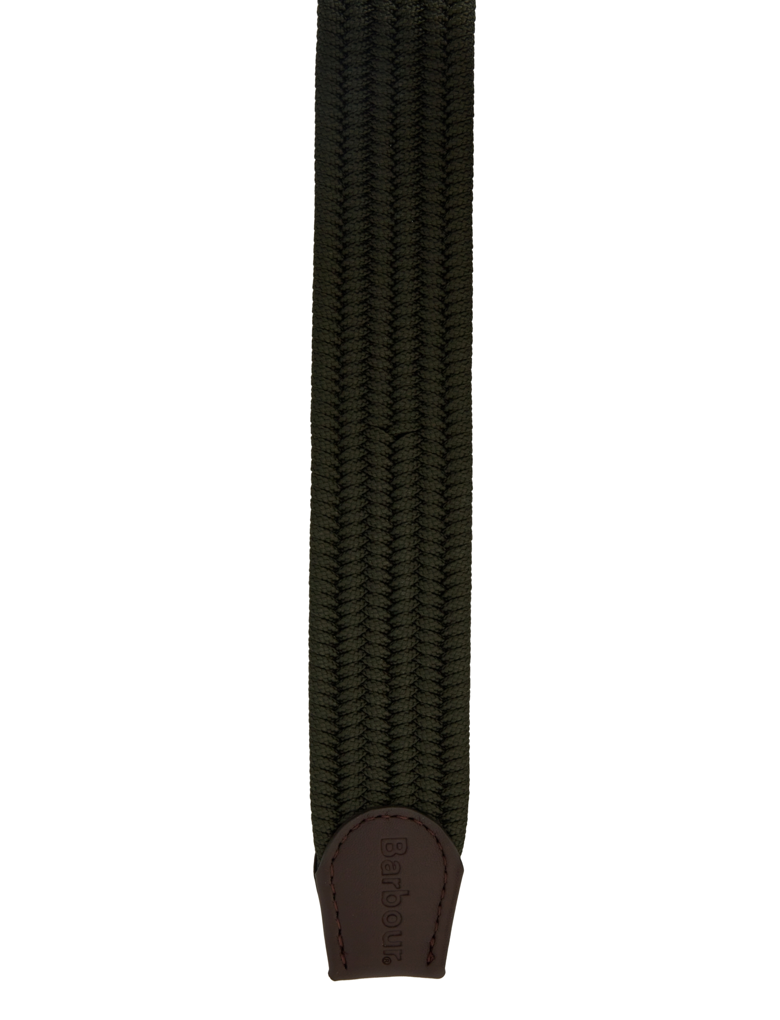 Barbour - Barbour Nevis Belt - punutud vööd - dk olive - 2