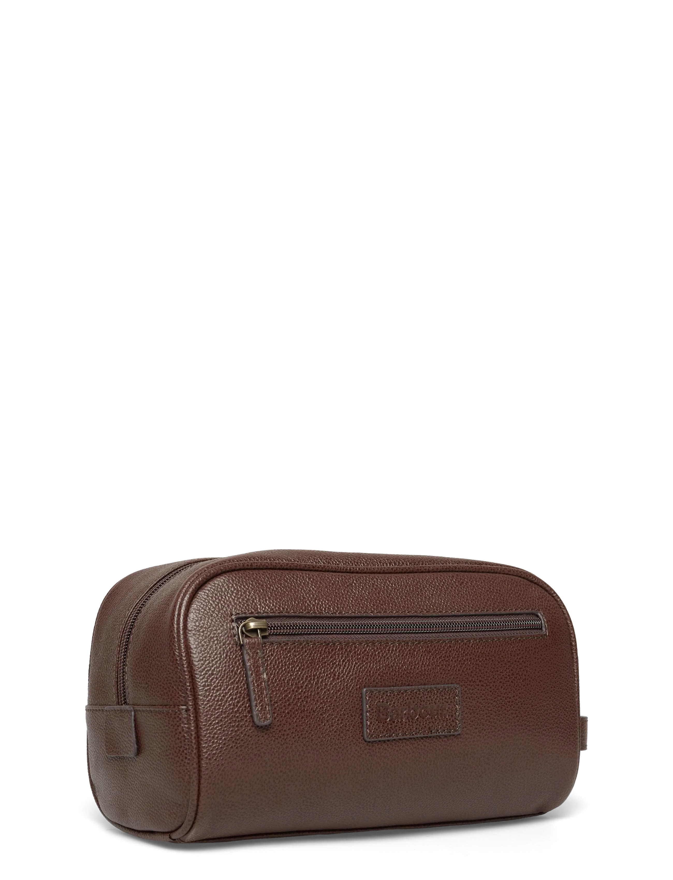 Barbour - Barbour Leather Washbag - shoppa efter tillfälle - brown - 2