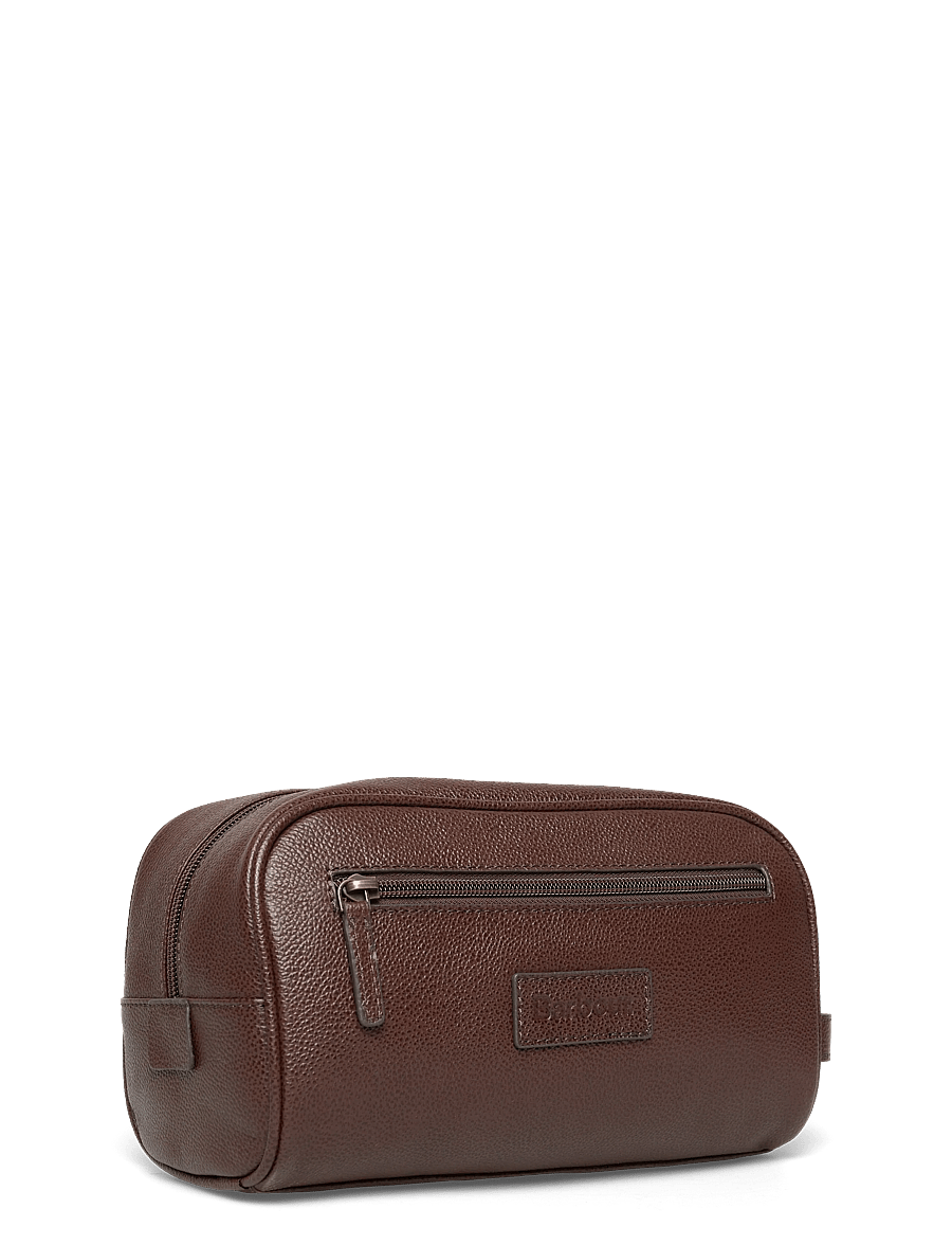 Barbour - Barbour Leather Washbag - shoppa efter tillfälle - brown - 2
