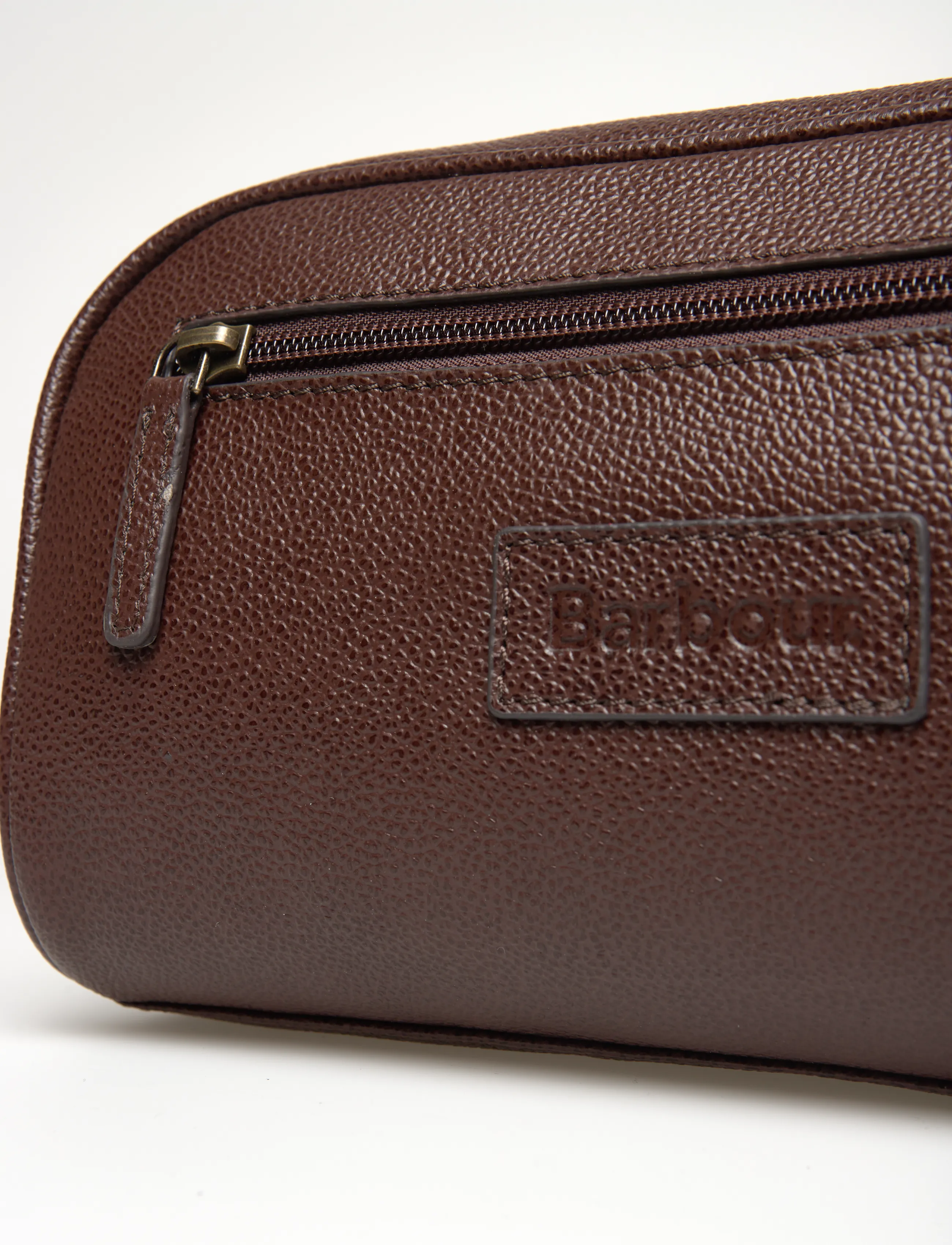 Barbour - Barbour Leather Washbag - shoppa efter tillfälle - brown - 3