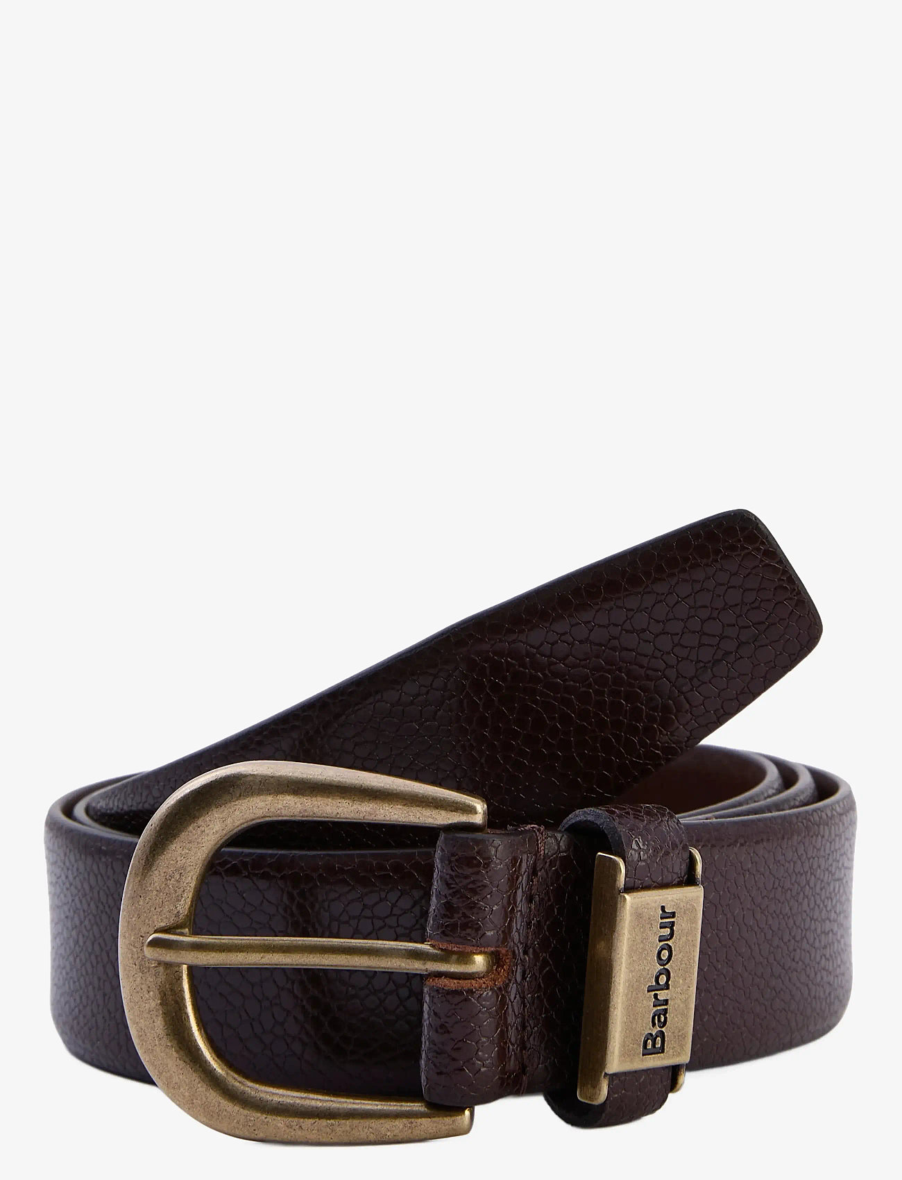 Barbour - Barbour Clyde Belt - paski klasyczne - dark brown - 0