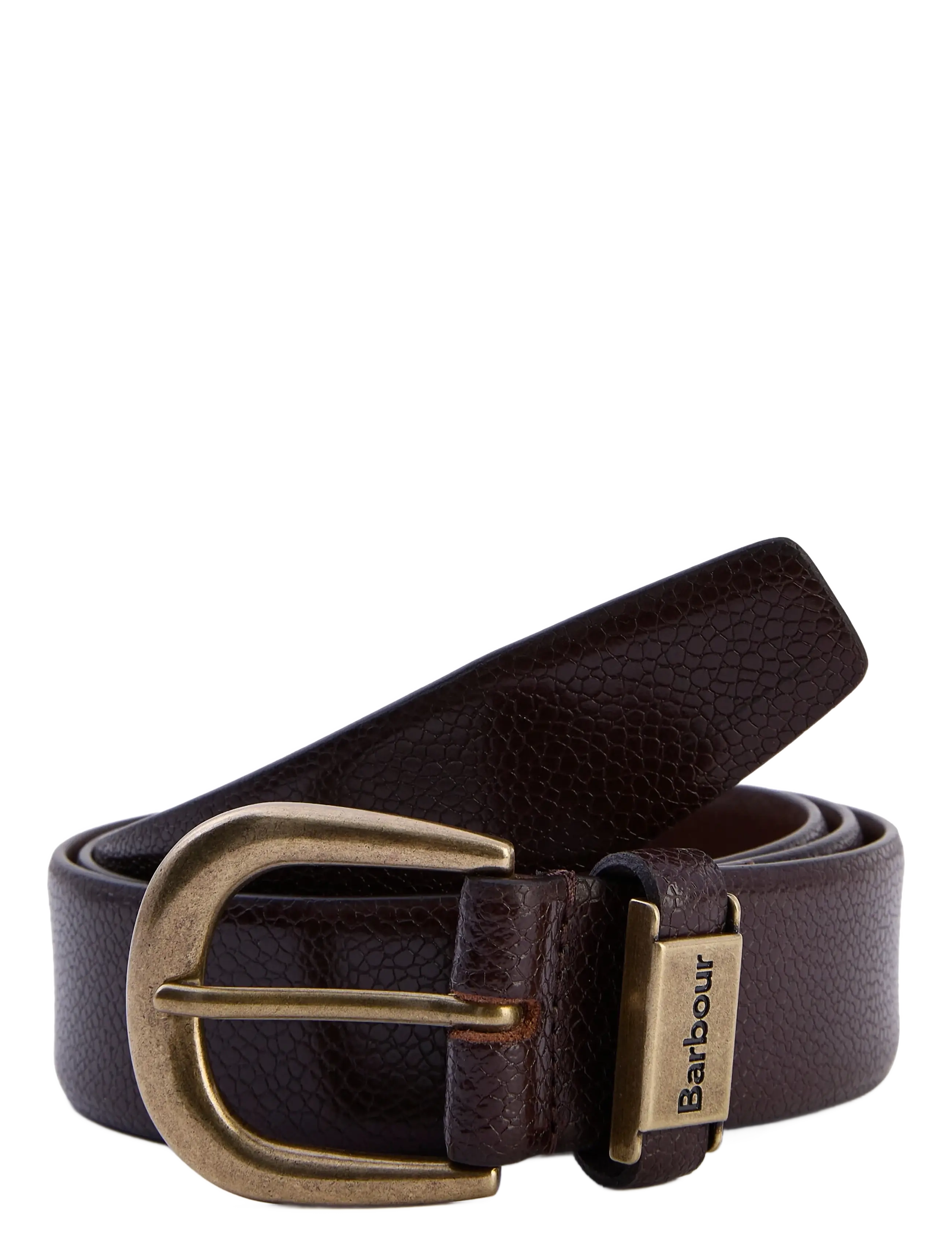 Barbour Barbour Clyde Belt - Aksesuarai - DARK BROWN / brown