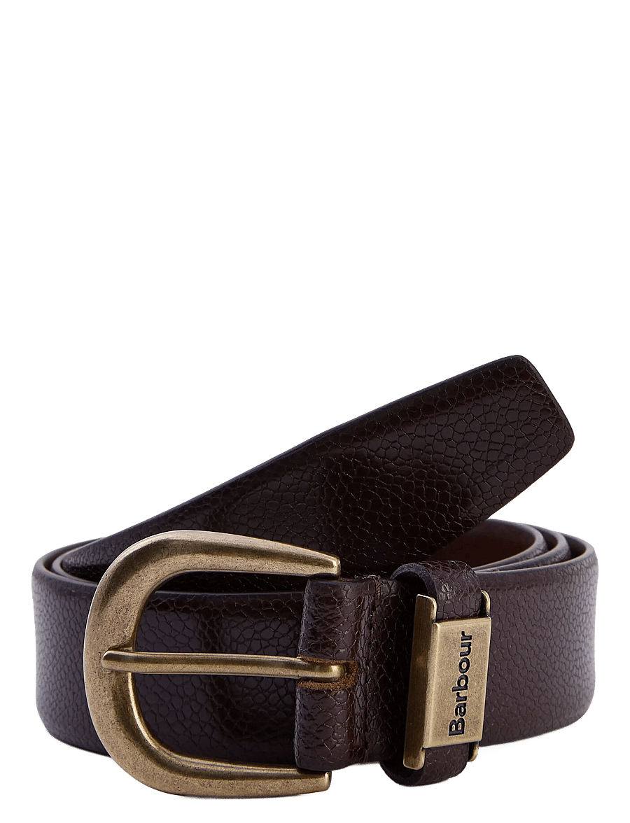 Barbour - Barbour Clyde Belt - klassisch gürtel - dark brown - 0