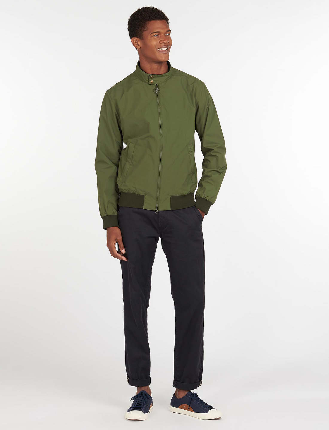 Barbour royston jacket olive sales