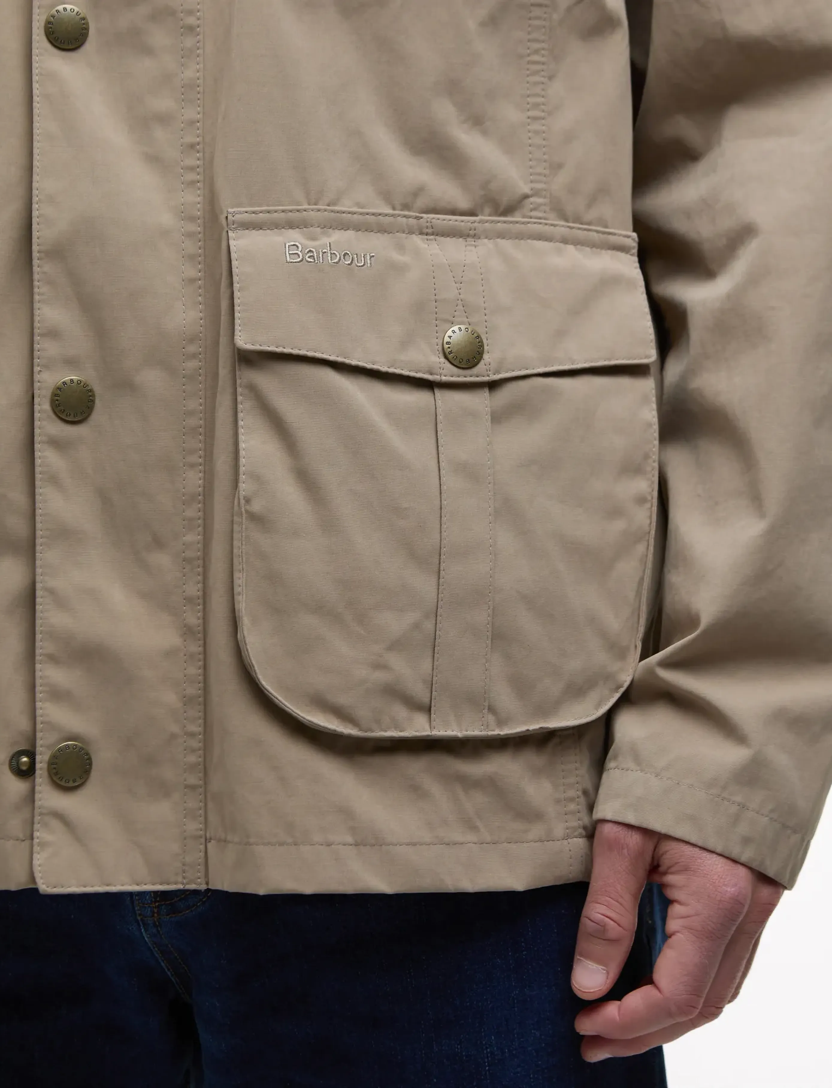 Barbour - Barbour Sanderling Cas - light jackets - military brown - 5