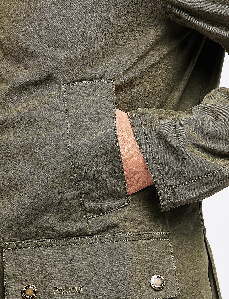 Barbour - Barbour Ashby Casual - plonos striukės - olive - 5