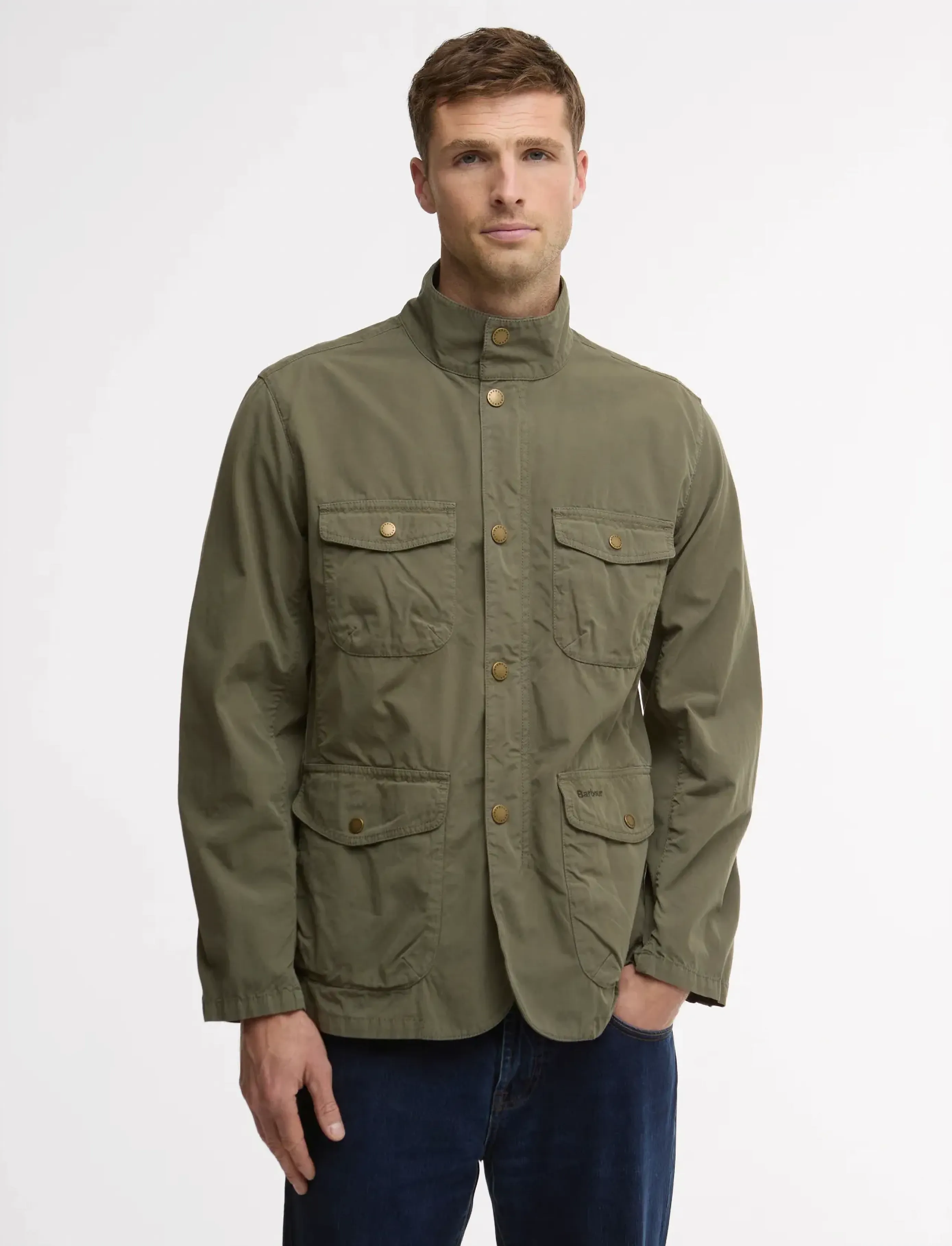 Barbour Casual Ogston, Mænd, Feltjakke, Kakigrøn, Str: M