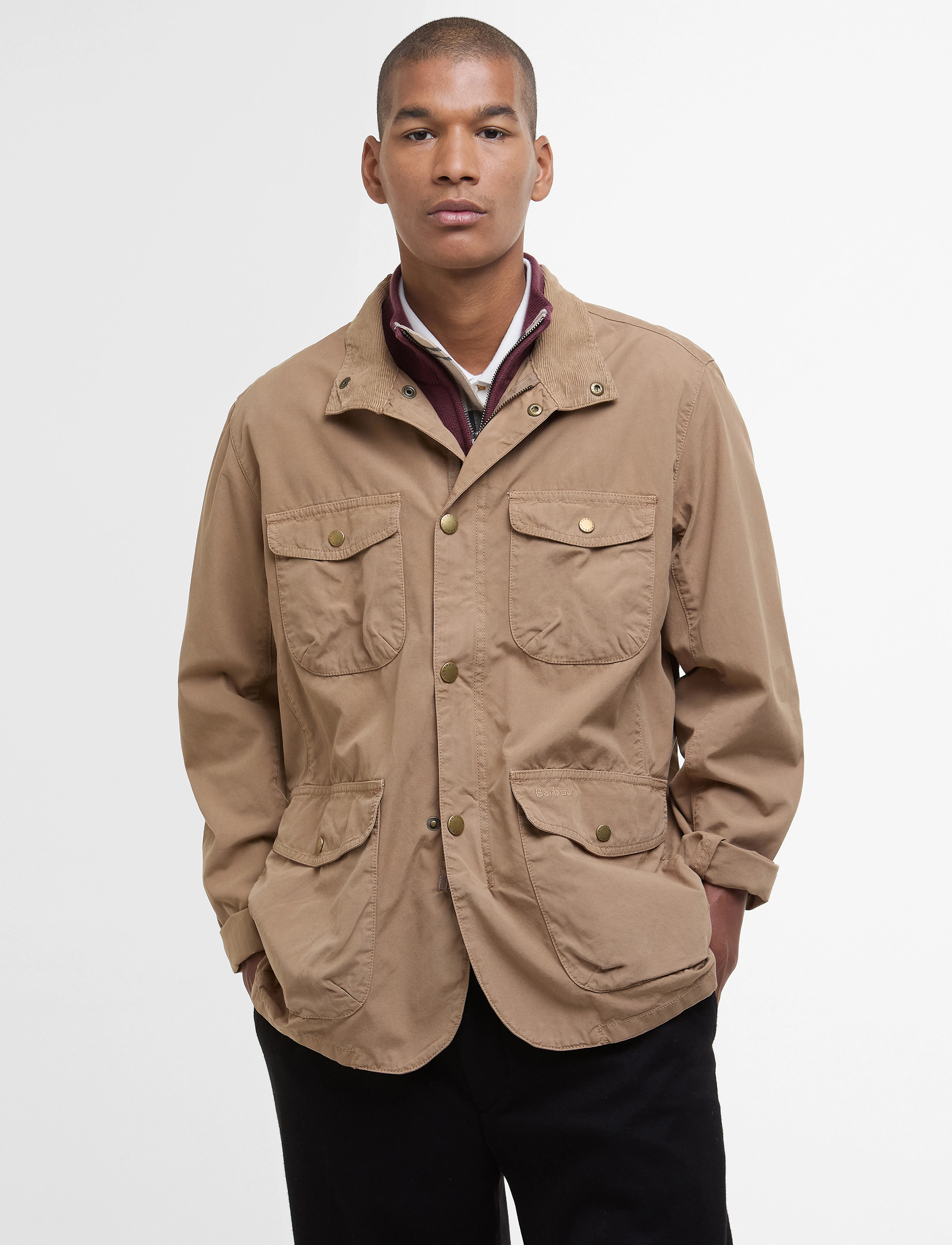 Barbour Barbour Casual Ogston, S, Beige, Jakker > Lette Jakker, Herre