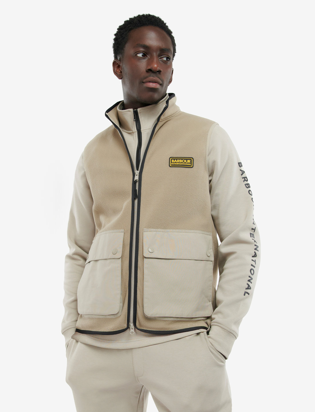 Barbour B.intl Oak Fleece Mid layer jackets Boozt