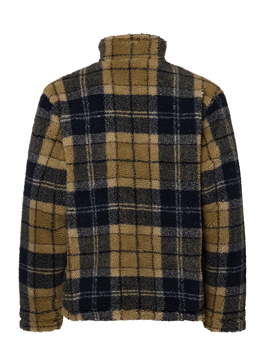 Barbour - Barbour Tartan Fleece Zip Through Sweatshirt - herbstjacken - birchwood dress tartan - 1