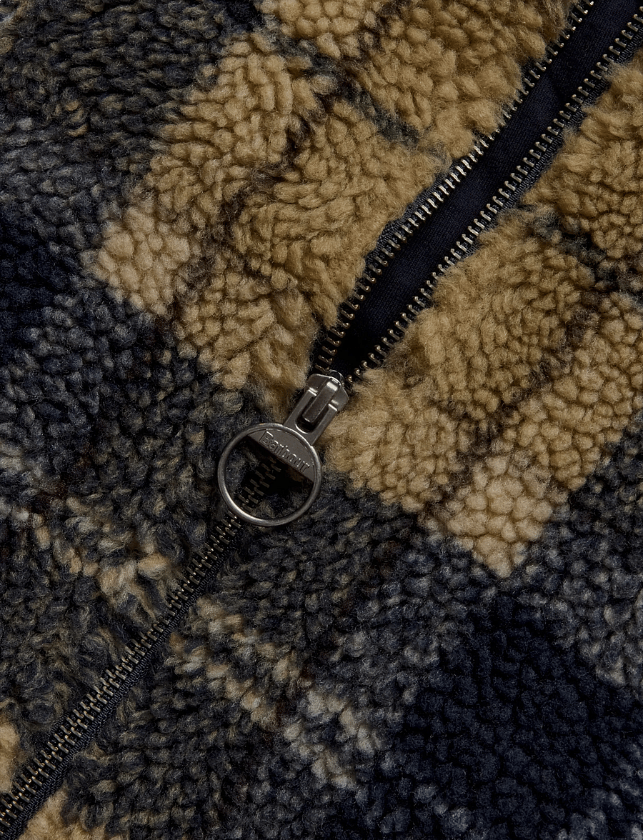 Barbour - Barbour Tartan Fleece Zip Through Sweatshirt - herbstjacken - birchwood dress tartan - 3