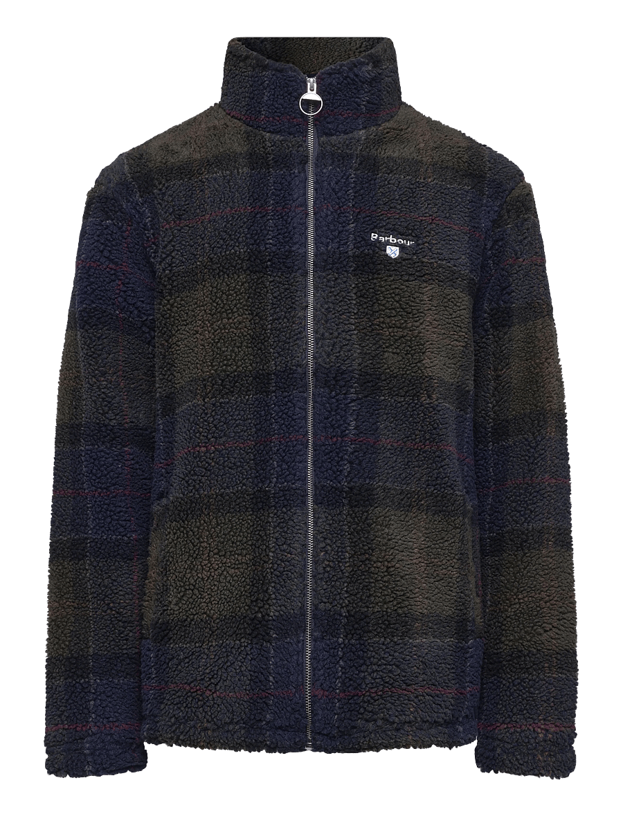 Barbour - Barbour Tartan Fleece Zip Through Sweatshirt - herbstjacken - shadow classic tartan - 0