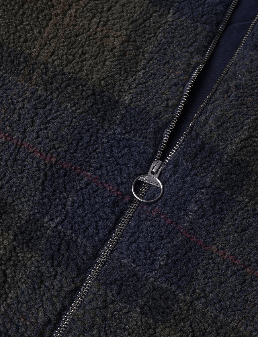 Barbour - Barbour Tartan Fleece Zip Through Sweatshirt - herbstjacken - shadow classic tartan - 3