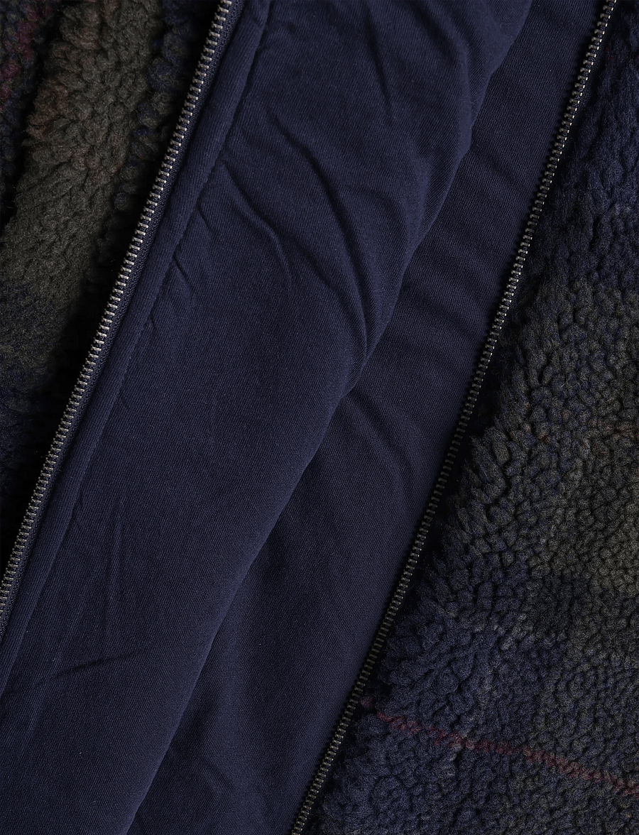 Barbour - Barbour Tartan Fleece Zip Through Sweatshirt - herbstjacken - shadow classic tartan - 4