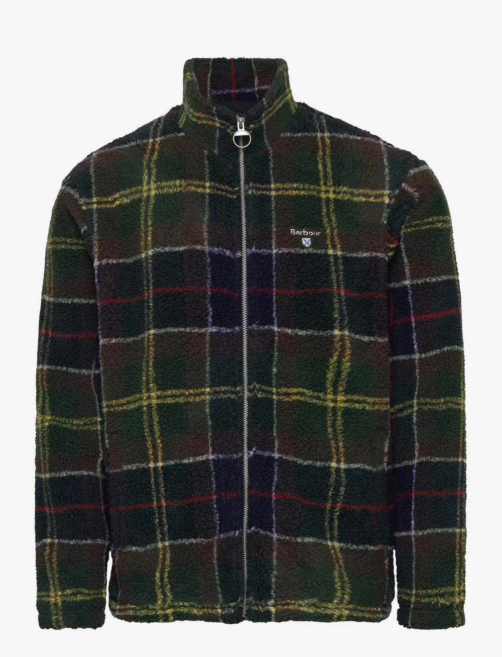 Barbour - Barbour Tartan Fleece Zip Through - light jackets - tartan - 0
