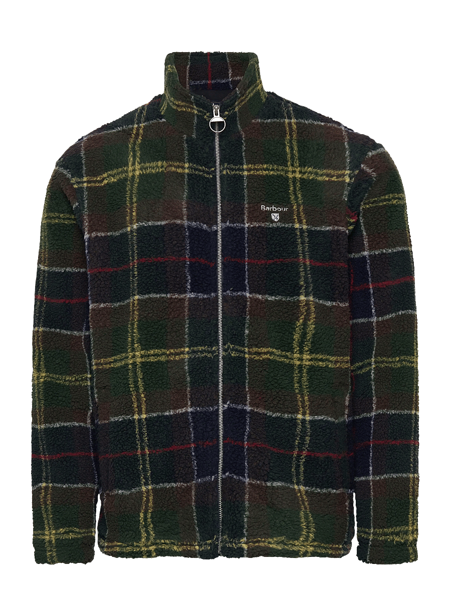 Barbour - Barbour Tartan Fleece Zip Through Sweatshirt - syystakit - tartan - 0