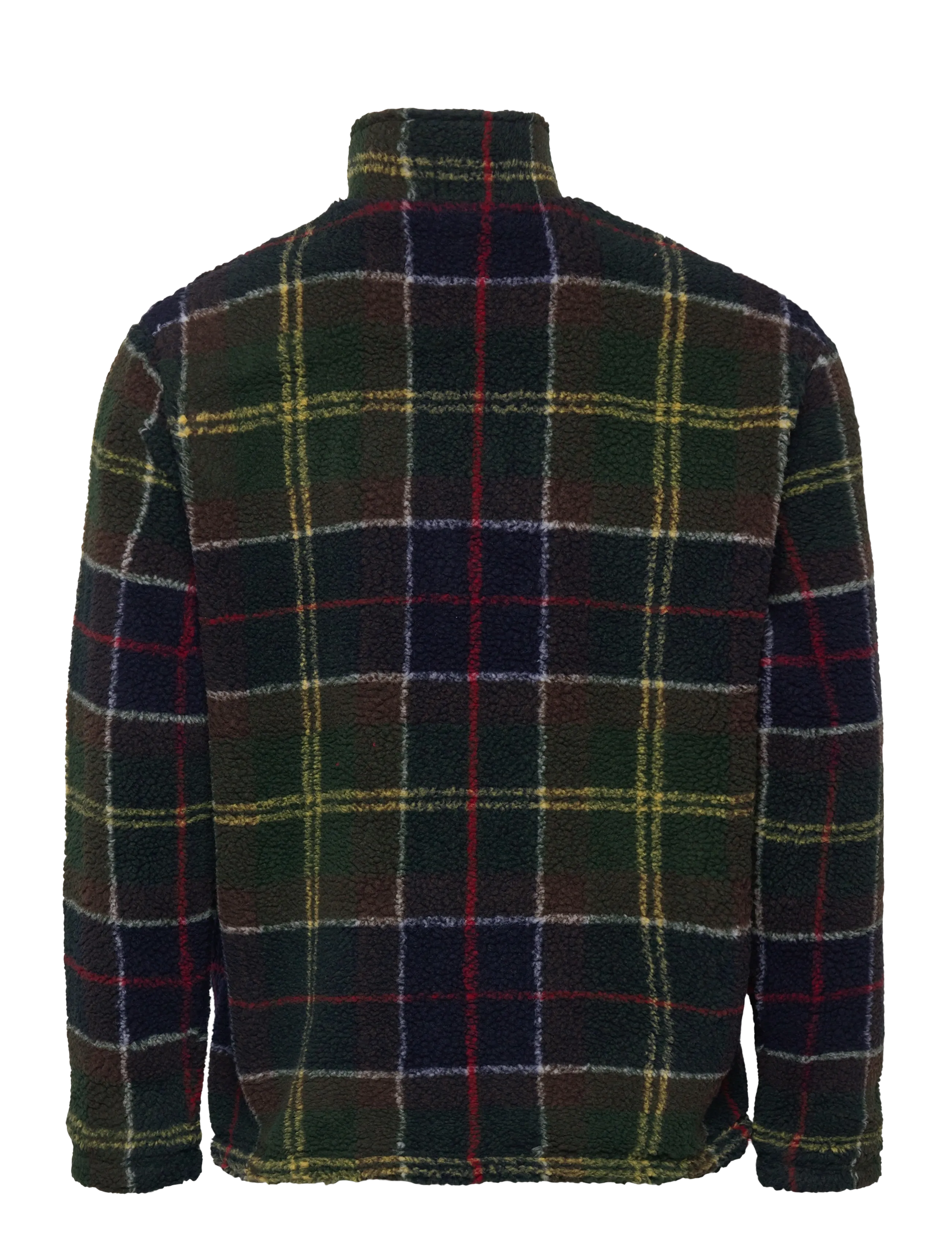 Barbour - Barbour Tartan Fleece Zip Through Sweatshirt - fall jackets - tartan - 1