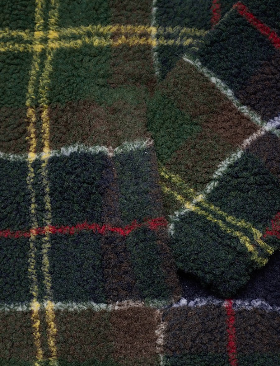 Barbour - Barbour Tartan Fleece Zip Through Sweatshirt - syystakit - tartan - 3