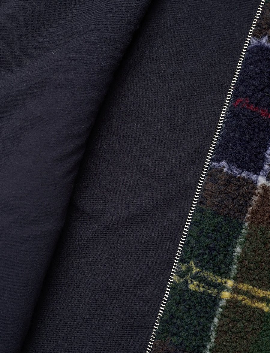 Barbour - Barbour Tartan Fleece Zip Through Sweatshirt - syystakit - tartan - 4