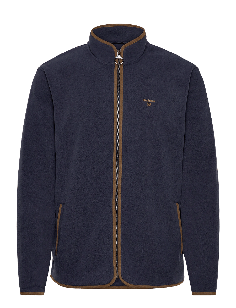 Barbour - Barbour Harwood Zip Thru Fleece - teddy sweaters - navy - 0