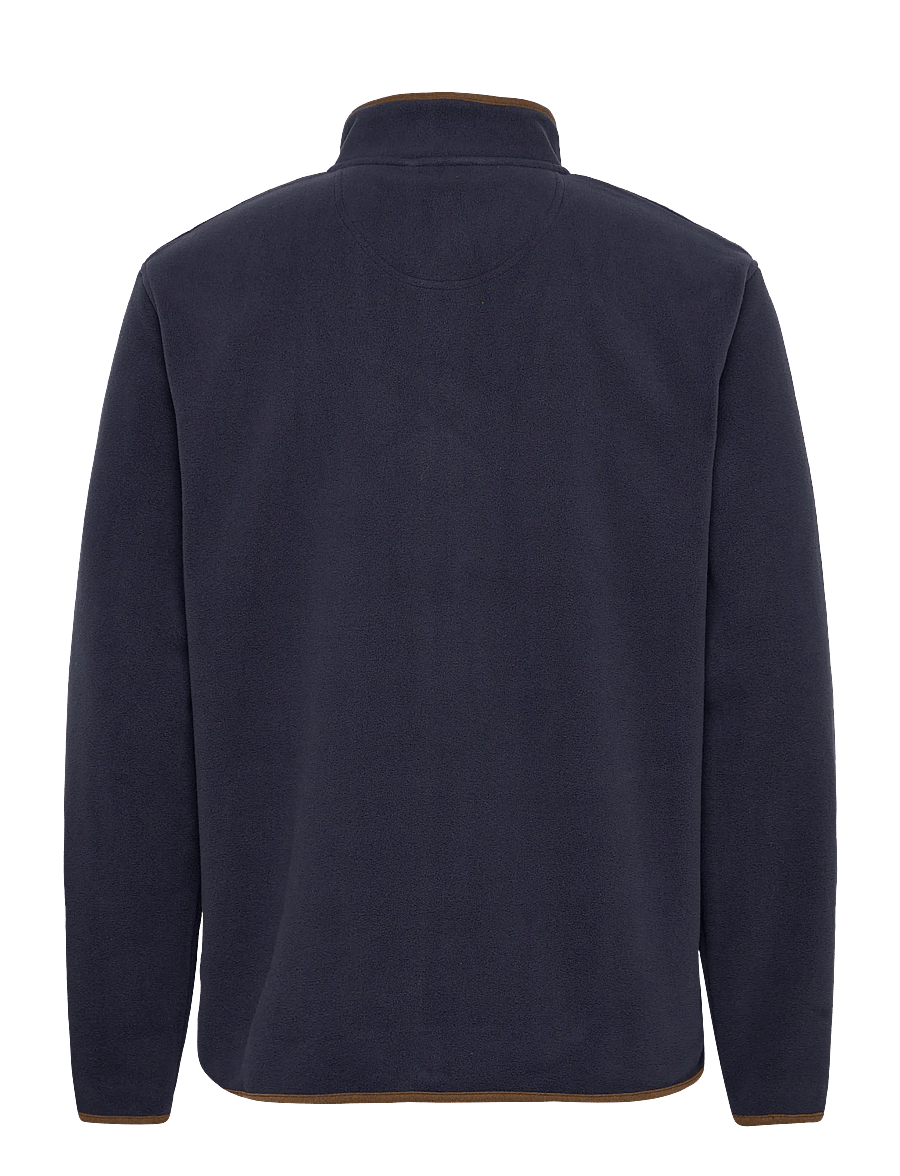Barbour - Barbour Harwood Zip Thru Fleece - teddy sweaters - navy - 1