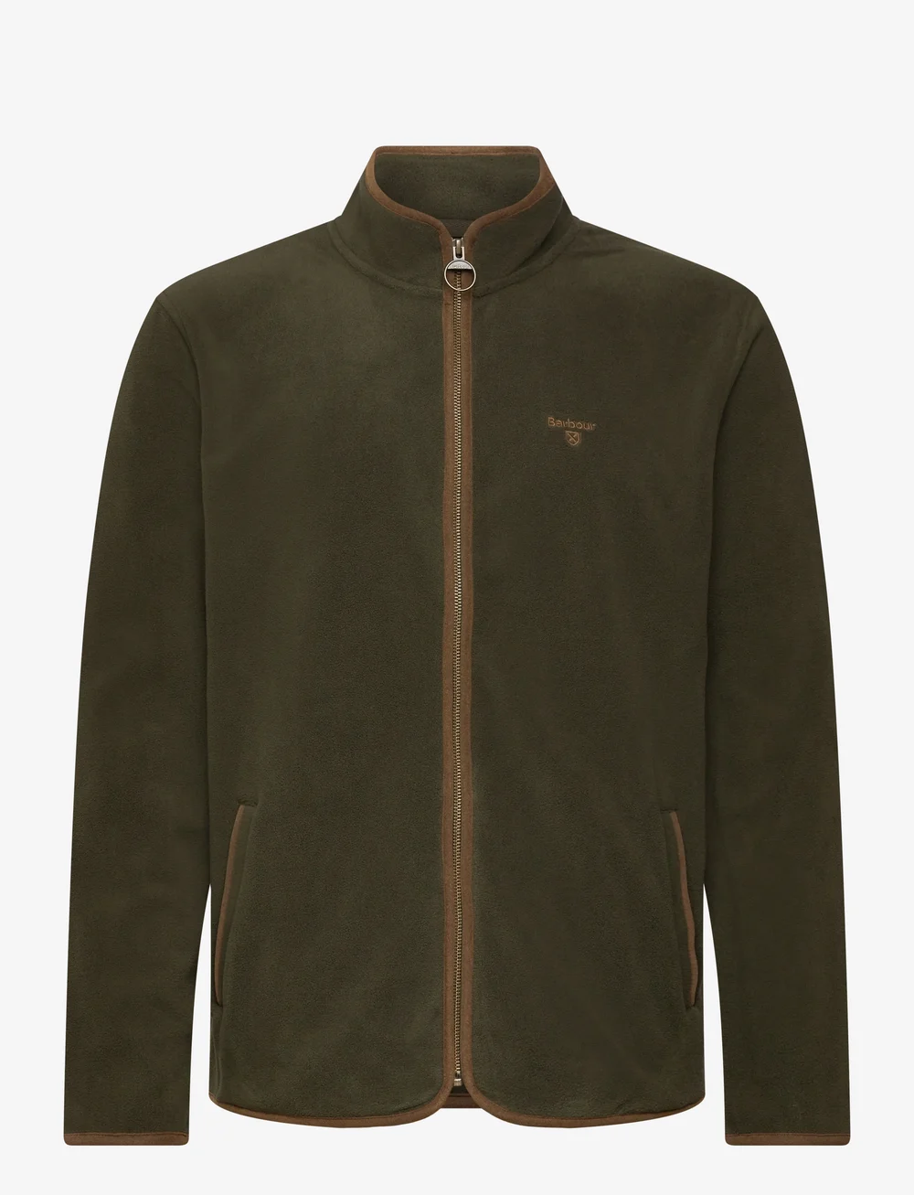 Barbour - Barbour Harwood Zip Thru Fleece - fleecegensere - olive - 0