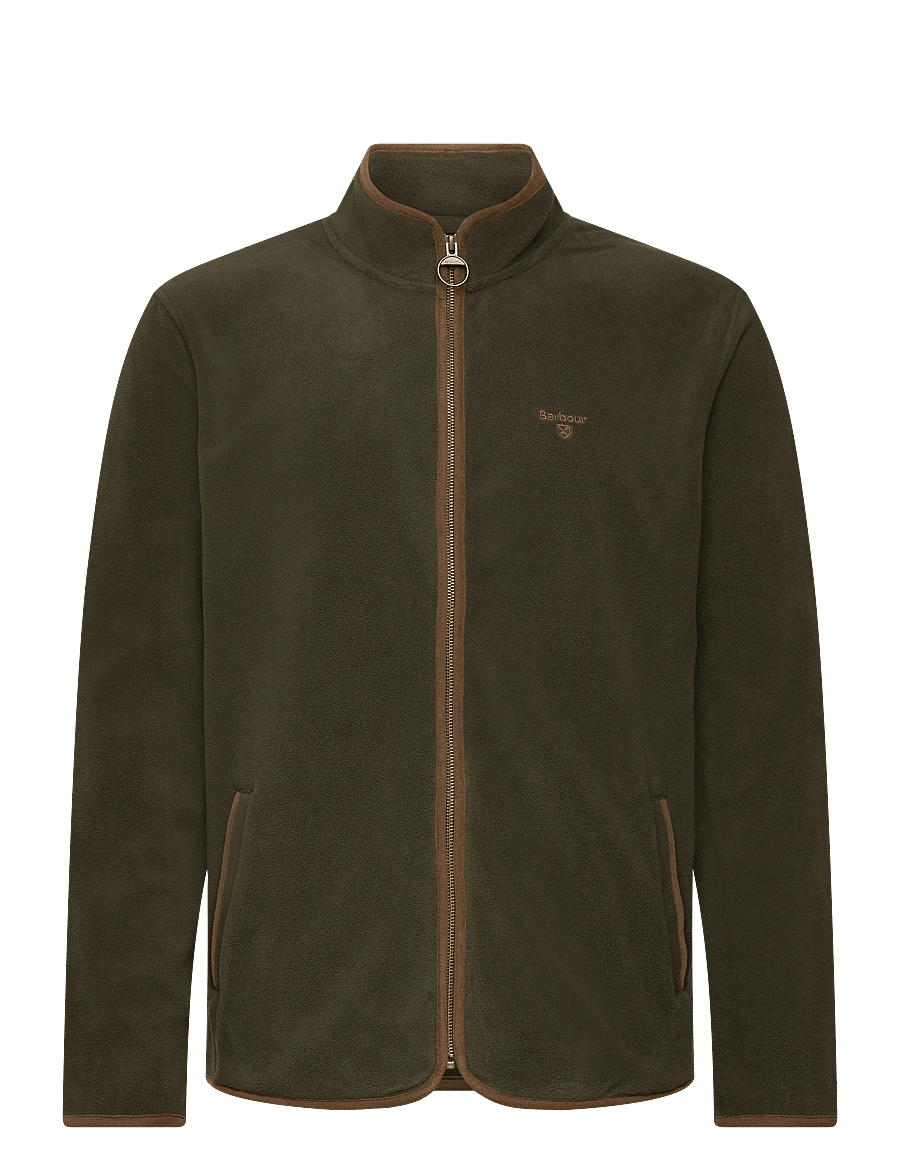 Barbour - Barbour Harwood Zip Thru Fleece - olive - 0
