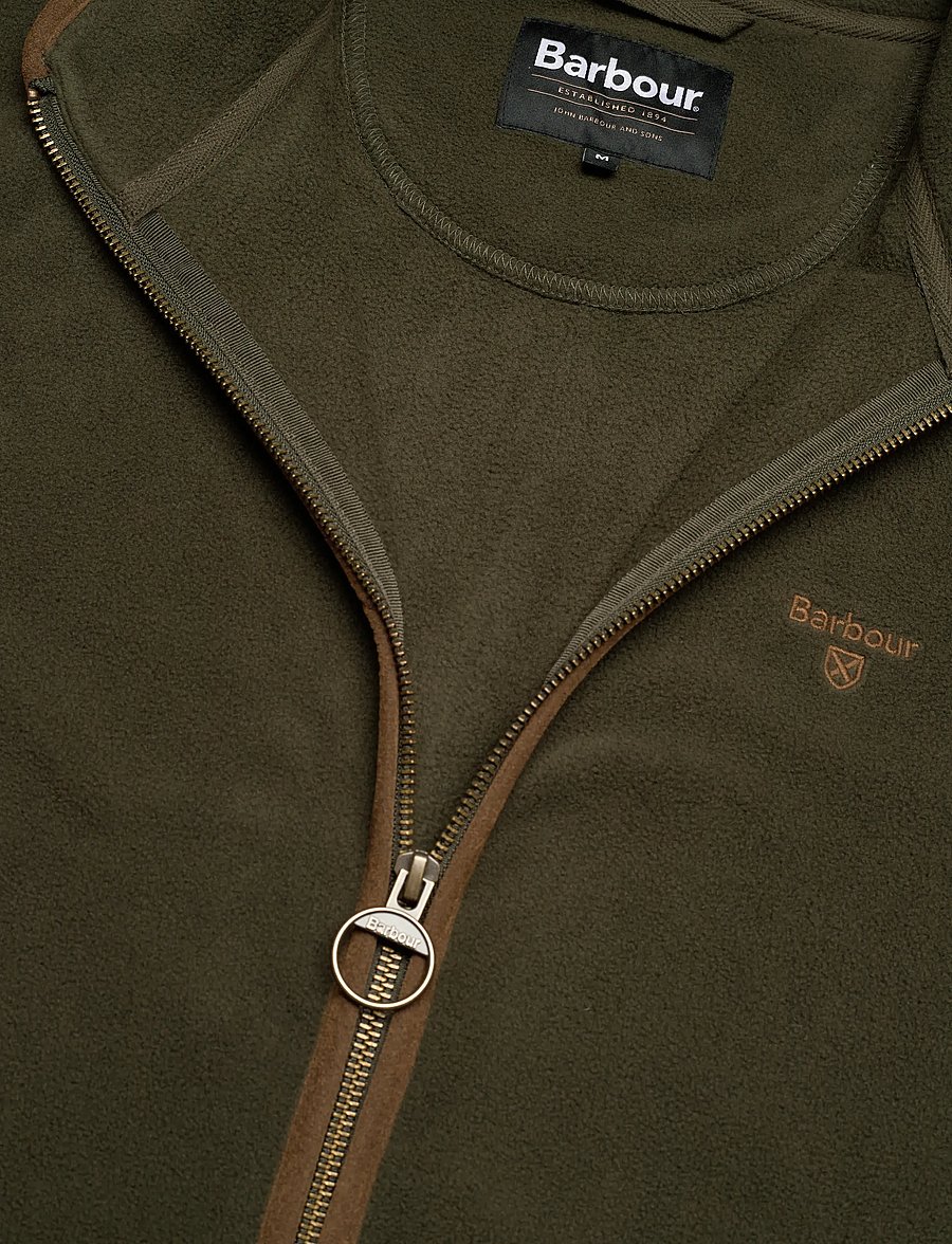 Barbour - Barbour Harwood Zip Thru Fleece - olive - 2