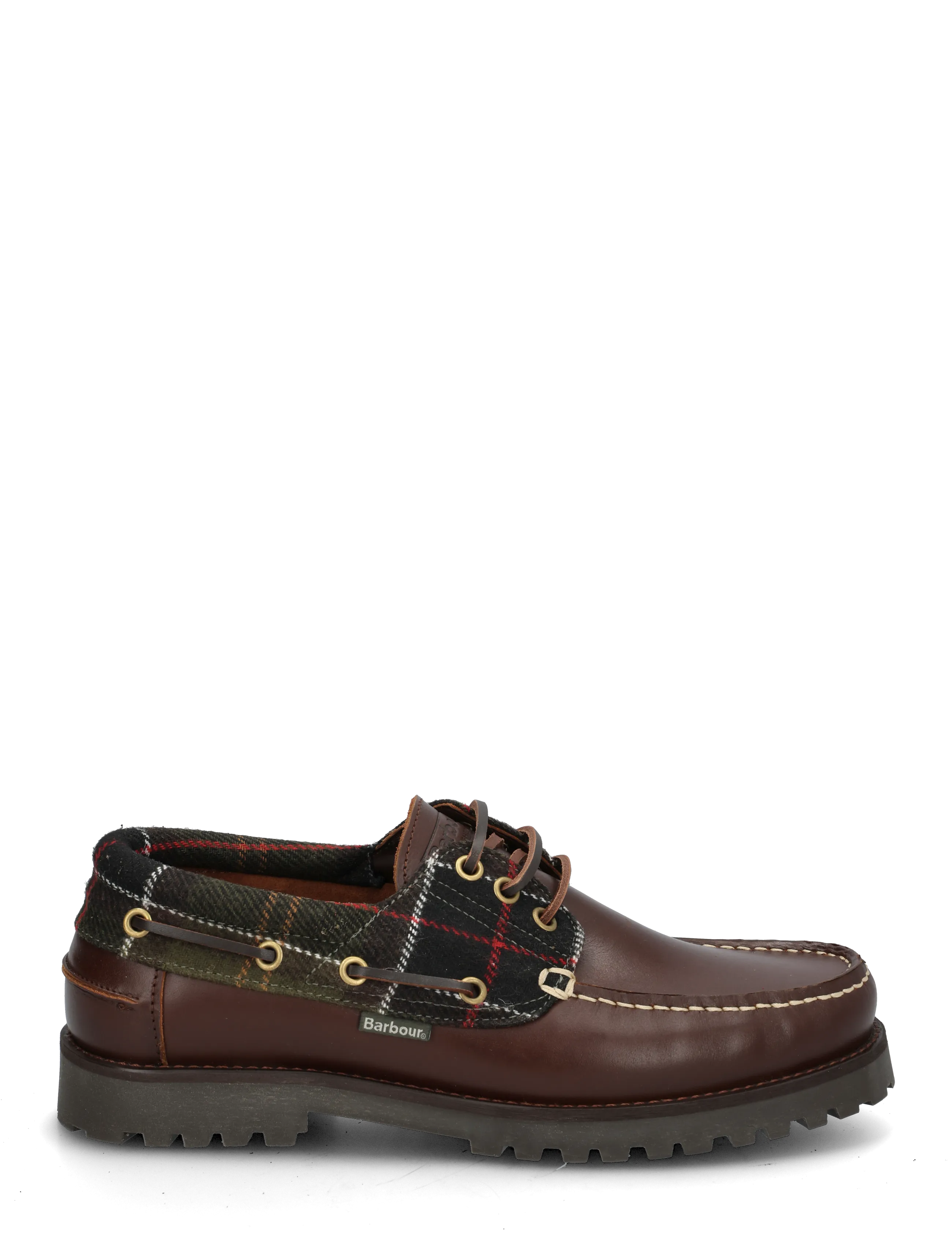 Barbour - Barbour Deck Boat Shoe - shop by occasion - brown/classic tartan - 2