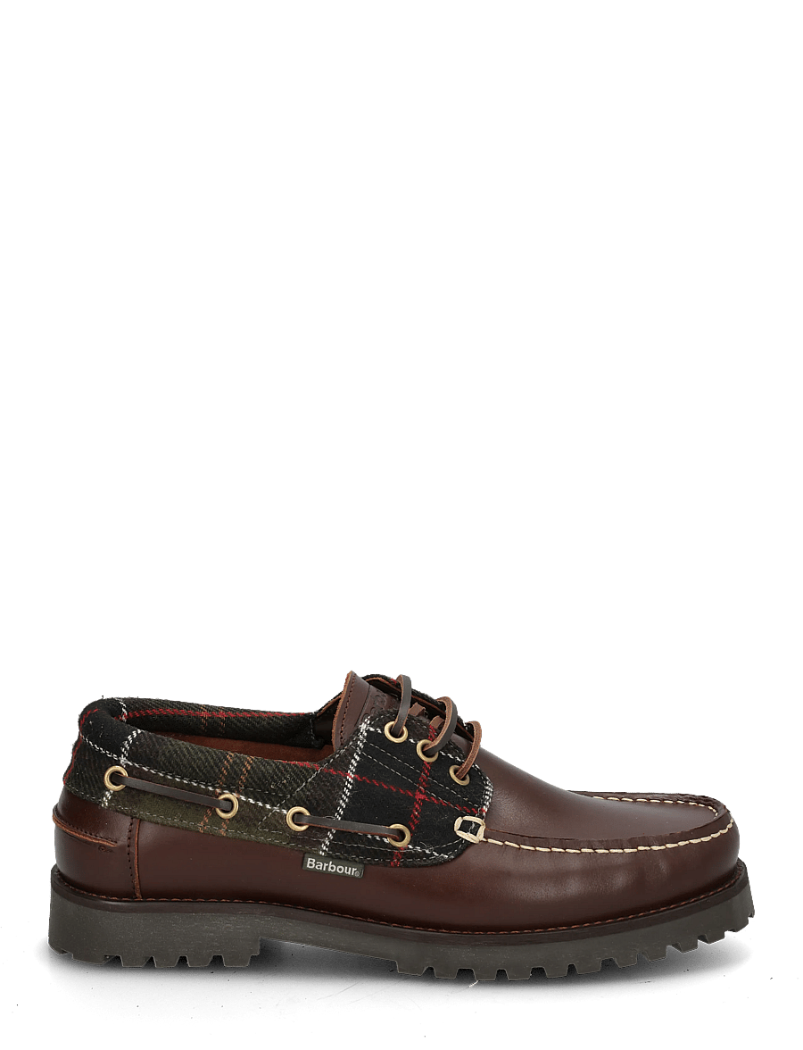 Barbour - Barbour Deck Boat Shoe - shop by occasion - brown/classic tartan - 2
