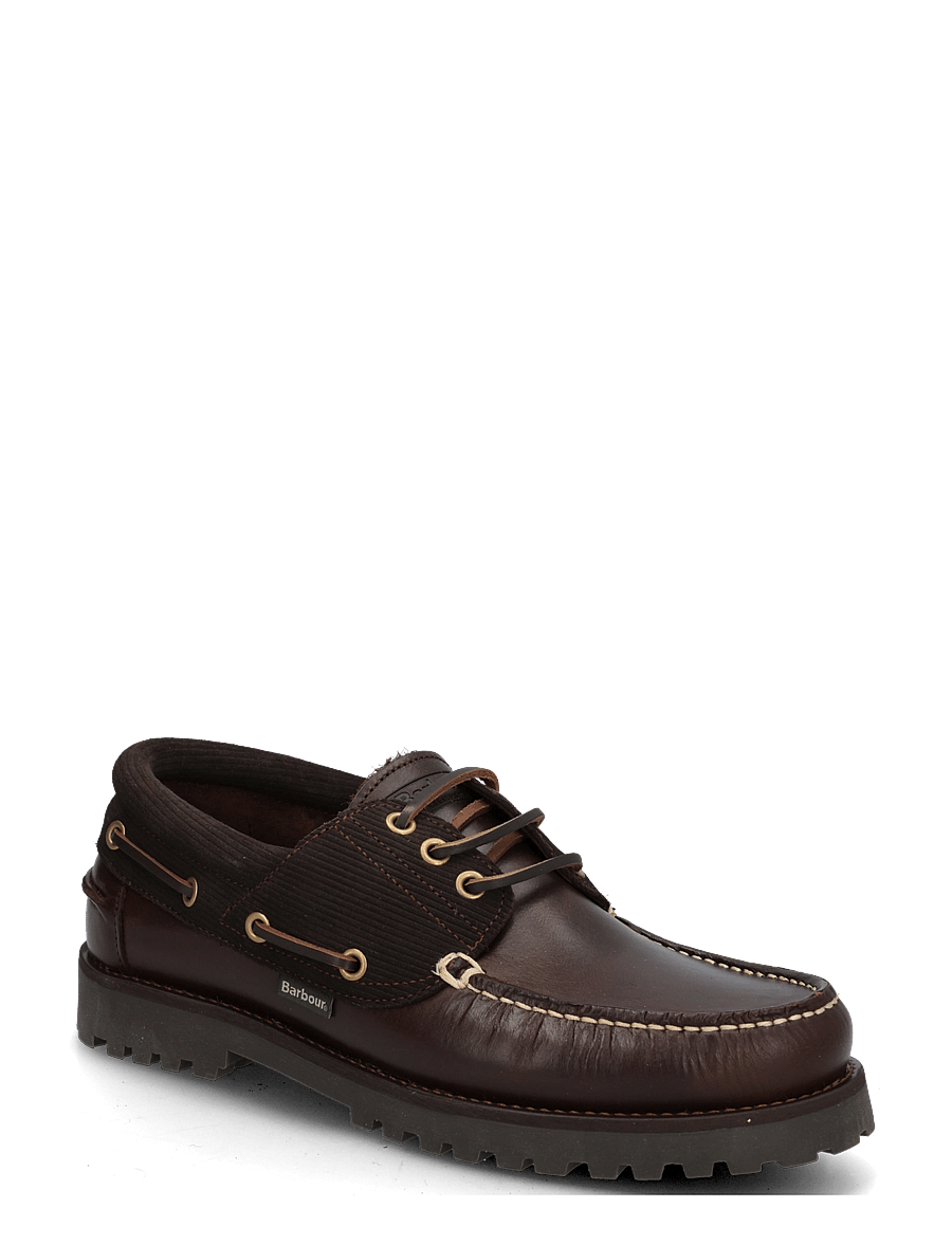 Barbour - Barbour Deck Boat Shoe - shoppa efter tillfälle - dk brown/cord - 0